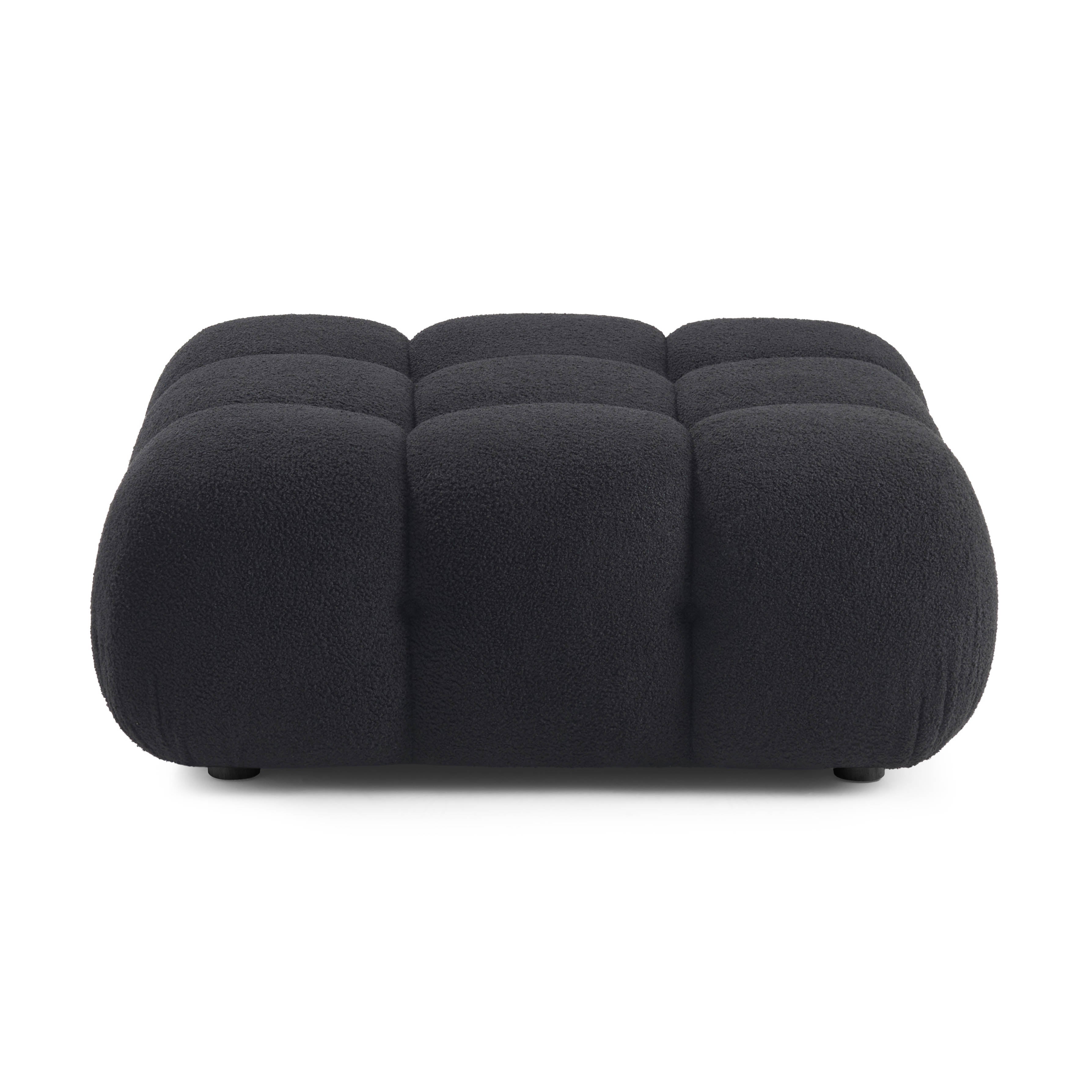 Calliope Performance Vegan Shearling Modular Ottoman