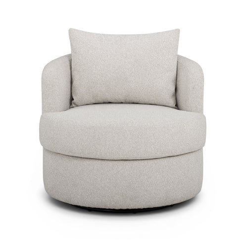 Silvi Performance Boucle Swivel Accent Chair