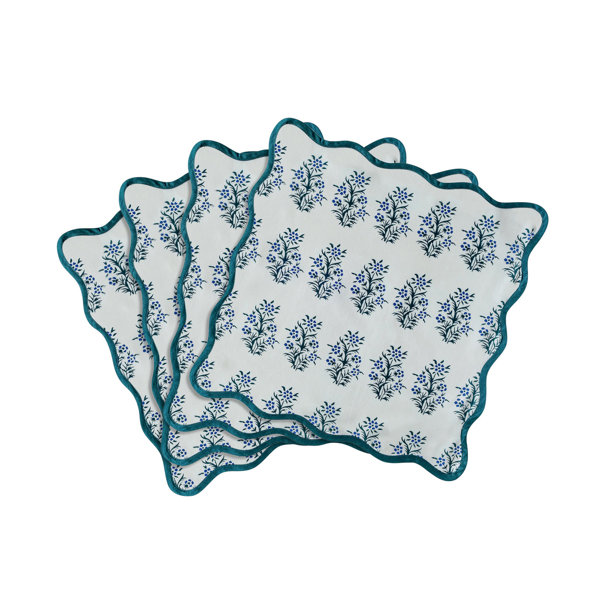 Crissy Cotton Canvas Printed Napkins - Set of 4