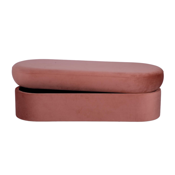 Andrea Performance Velvet Storage Bench