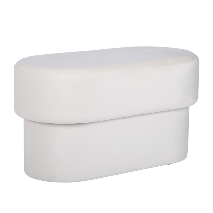 Andrea Performance Velvet Storage Bench