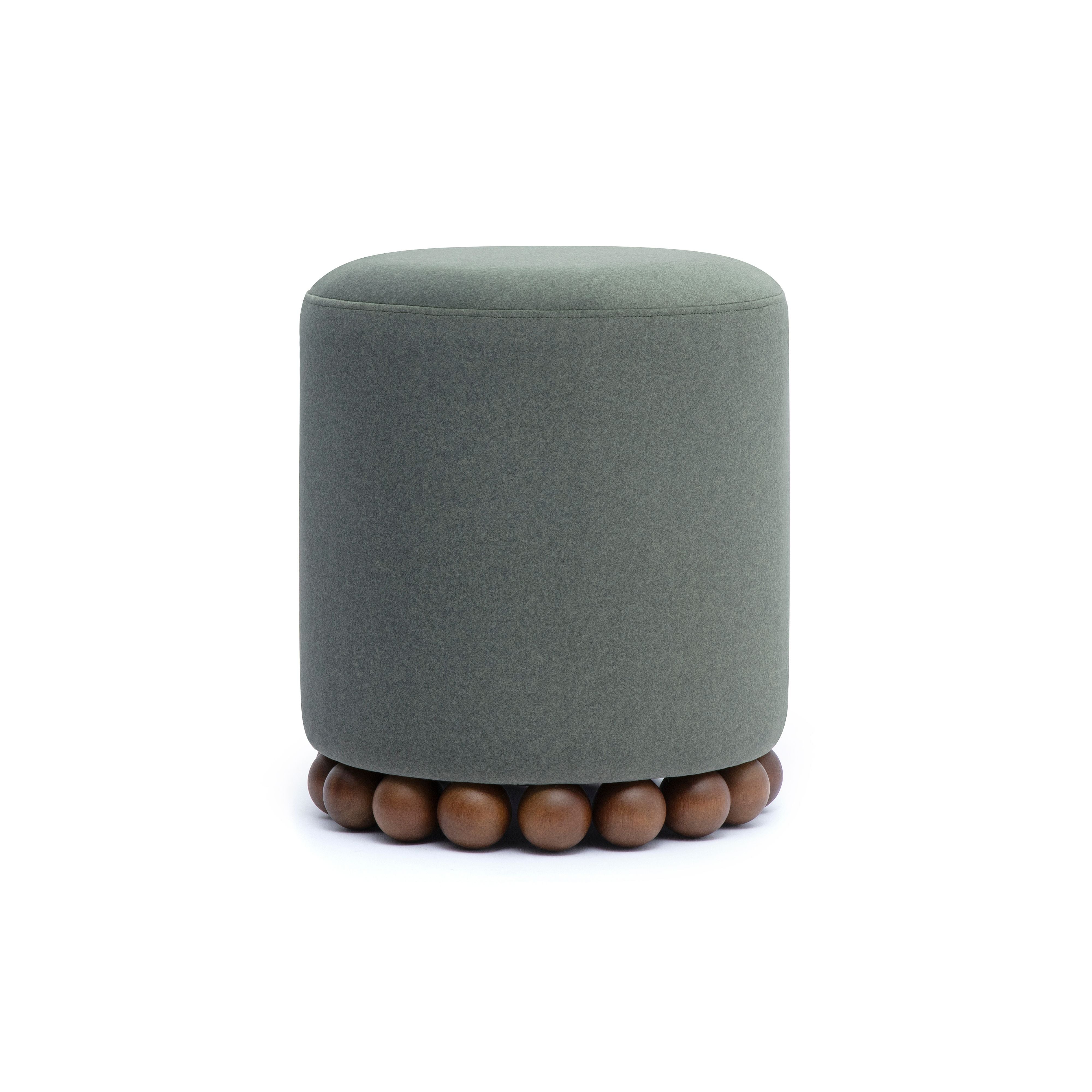 Dex Performance Vegan Mohair Ottoman