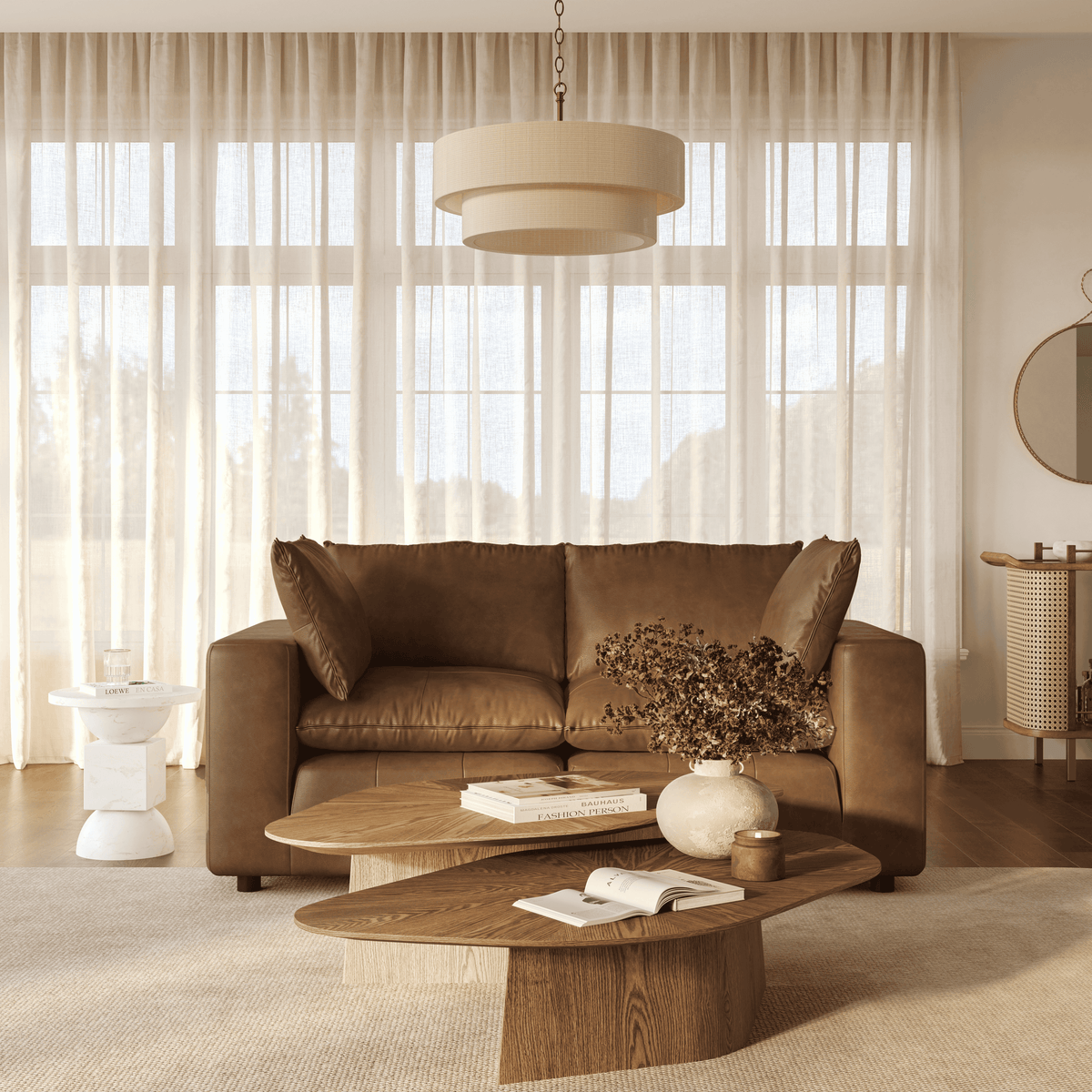 Cali 80" Modular Loveseat