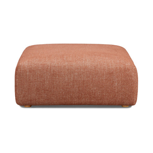 Hangover Contract-Grade Textured Fabric Ottoman