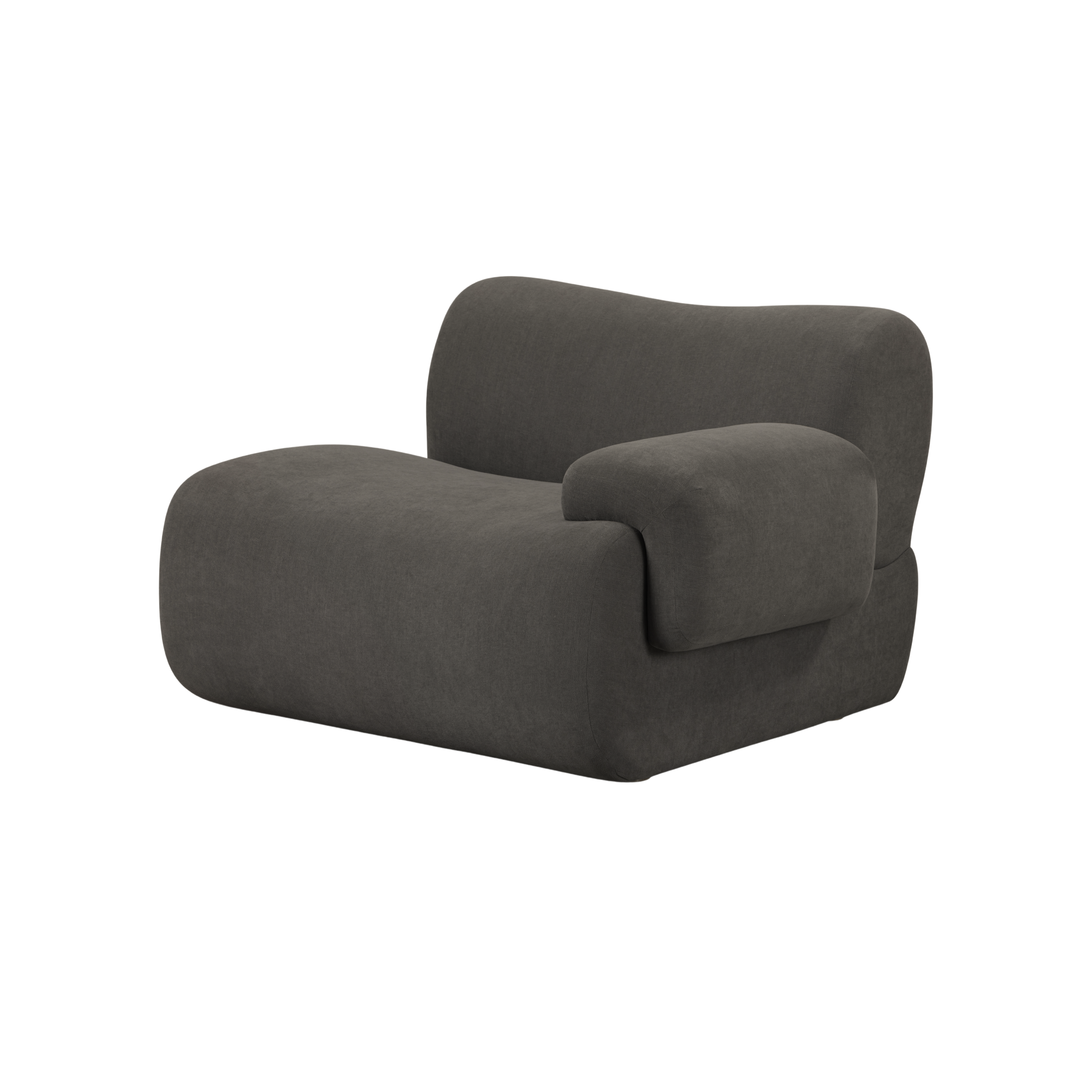 Zenith Contract-Grade Upcycled Fabric Corner Chair