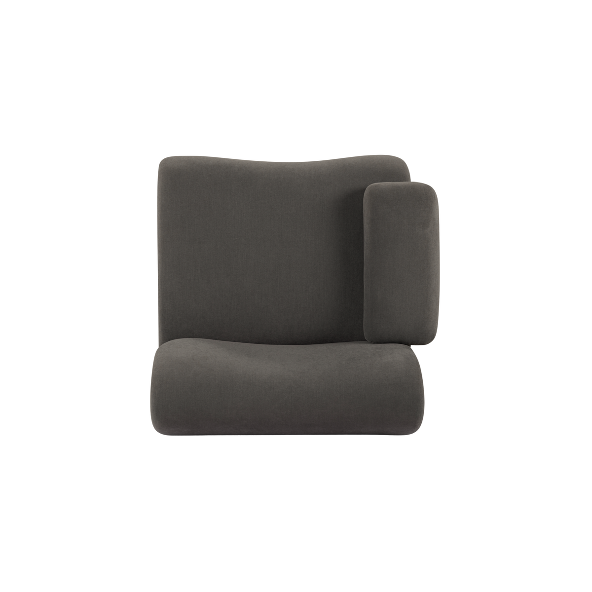 Zenith Contract-Grade Upcycled Fabric Corner Chair