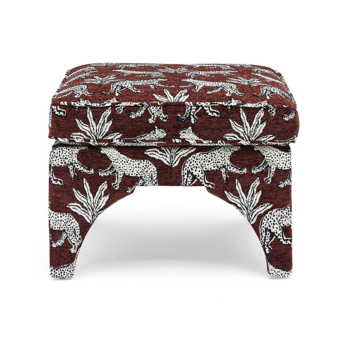 Raji Leopard Performance Ottoman