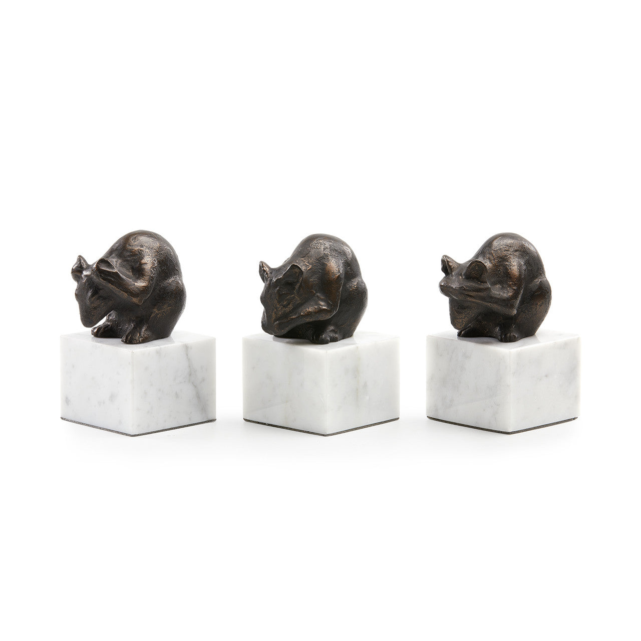 Mouse Statue - Set of 3