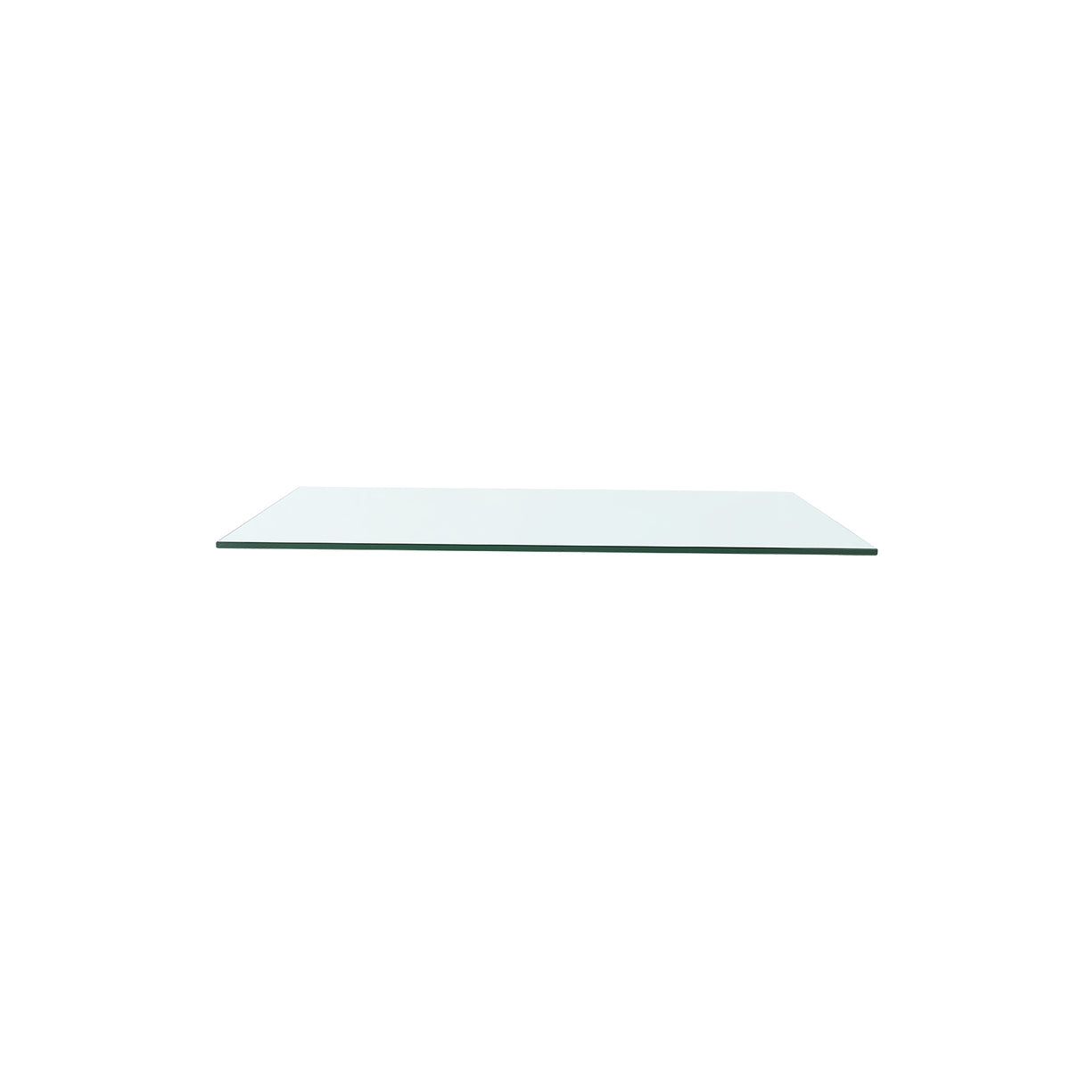 Morris 1-Drawer Side Table Glass Top