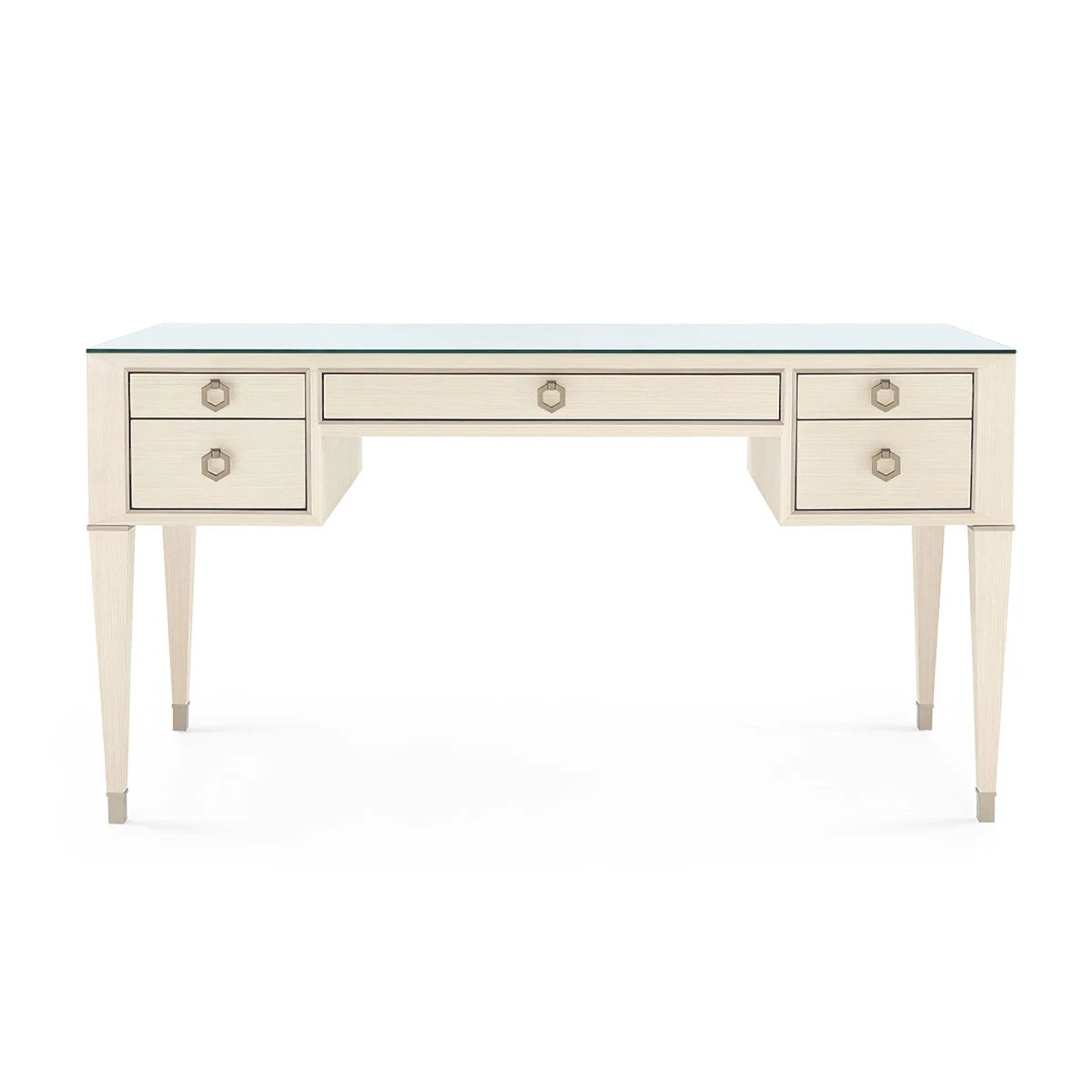 Morris Desk with Glass Top
