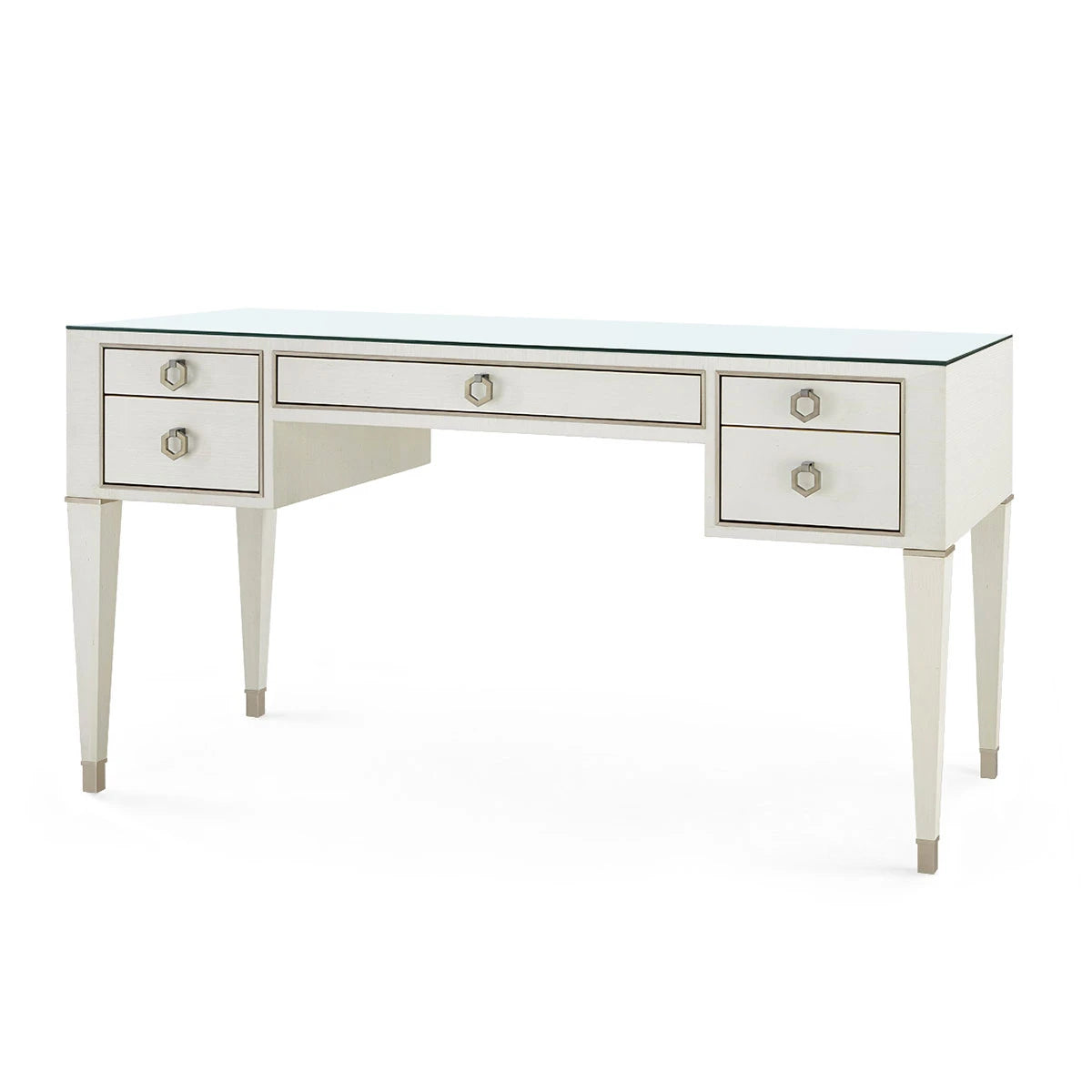 Morris Desk with Glass Top