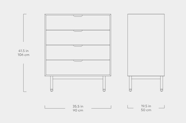 Munro 4 Drawer Dresser Dresser Gus*     Four Hands, Mid Century Modern Furniture, Old Bones Furniture Company, Old Bones Co, Modern Mid Century, Designer Furniture, https://www.oldbonesco.com/