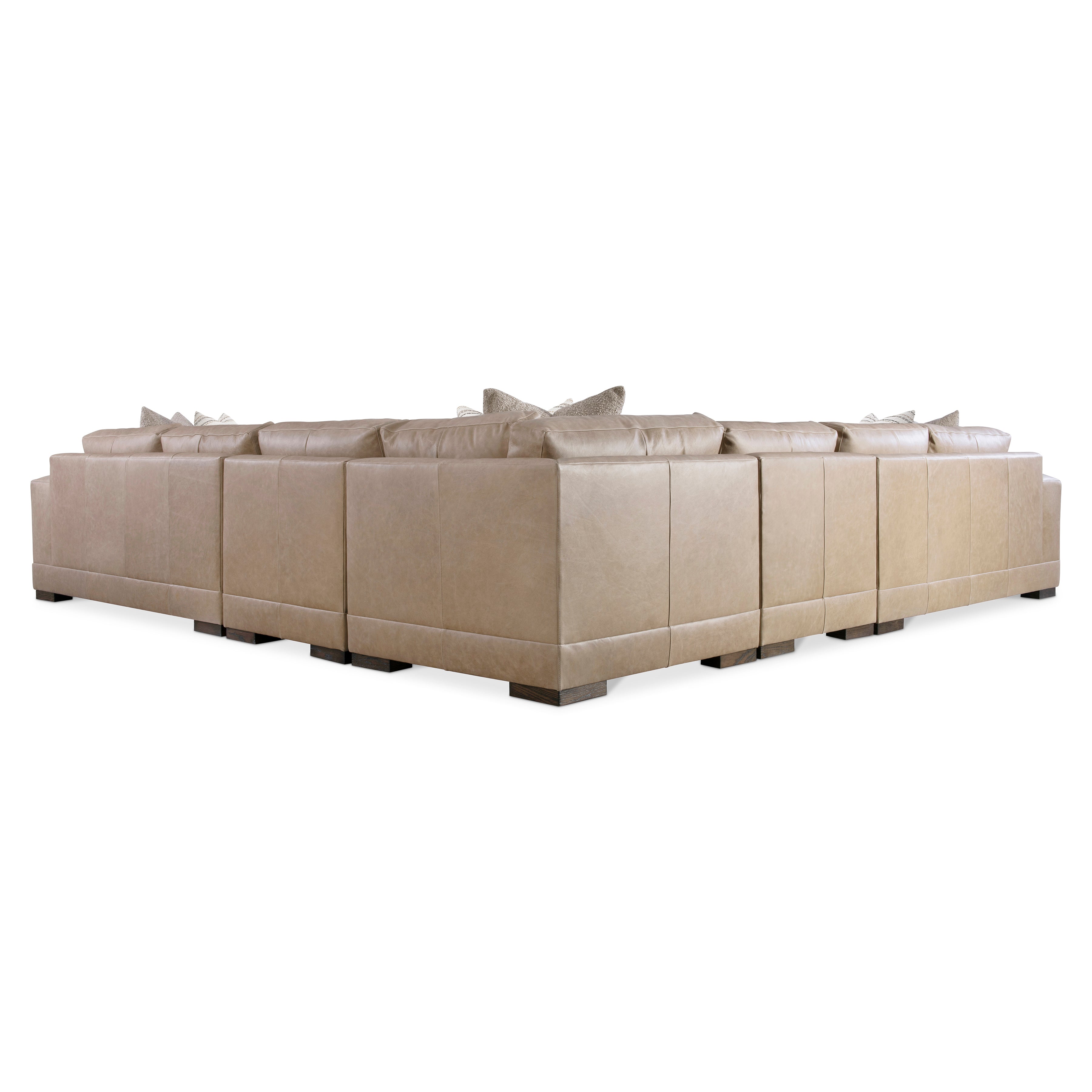 Lars Leather 5-Piece Sectional by Bernhardt