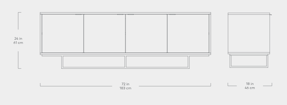 Myles Credenza Storage Gus*     Four Hands, Mid Century Modern Furniture, Old Bones Furniture Company, Old Bones Co, Modern Mid Century, Designer Furniture, https://www.oldbonesco.com/