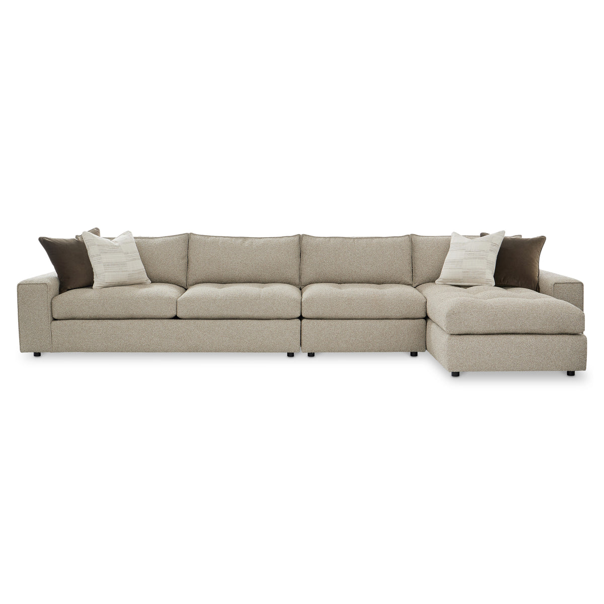 Nest 3pc Right Facing Fabric Sectional by Bernhardt