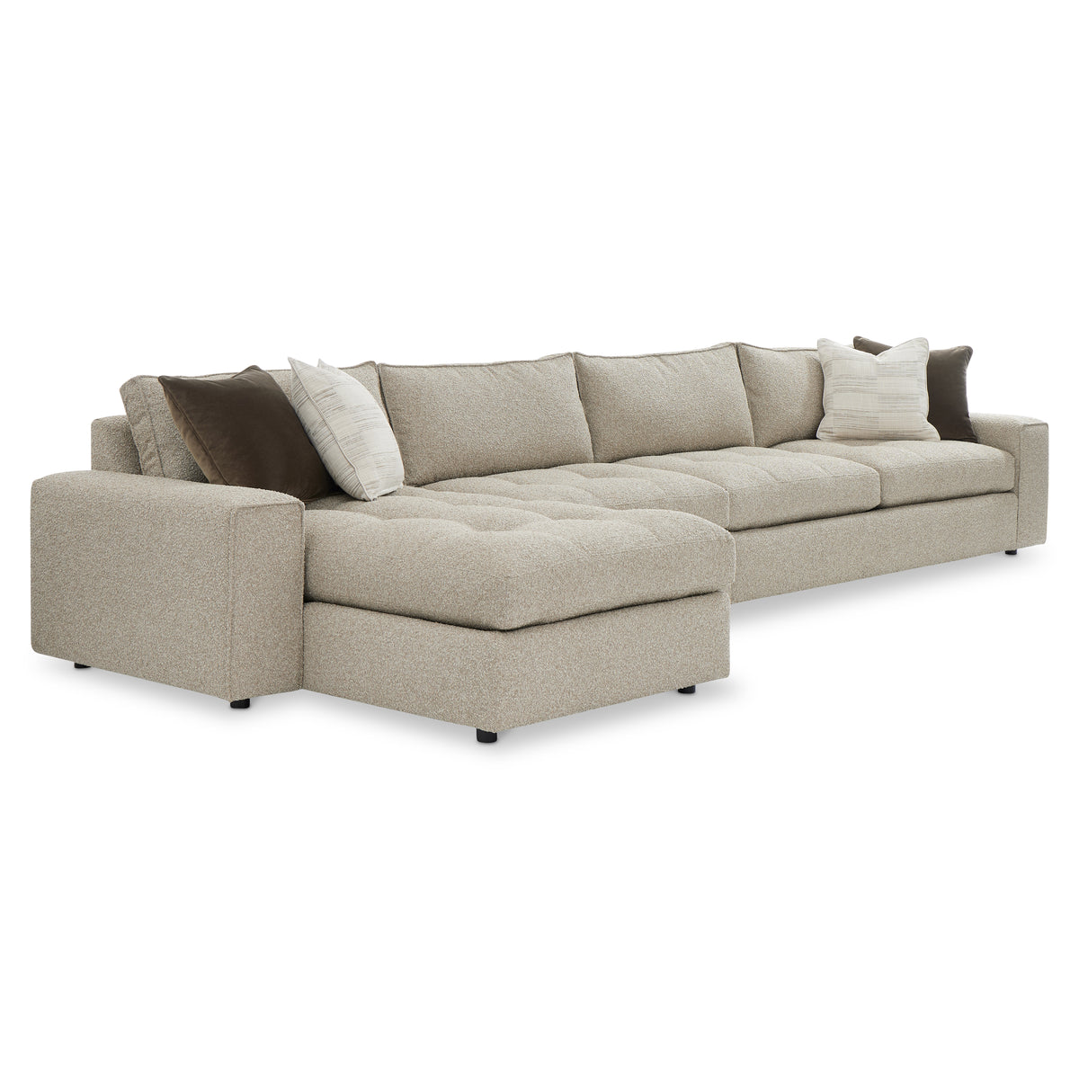 Nest 3pc Left Facing Fabric Sectional by Bernhardt