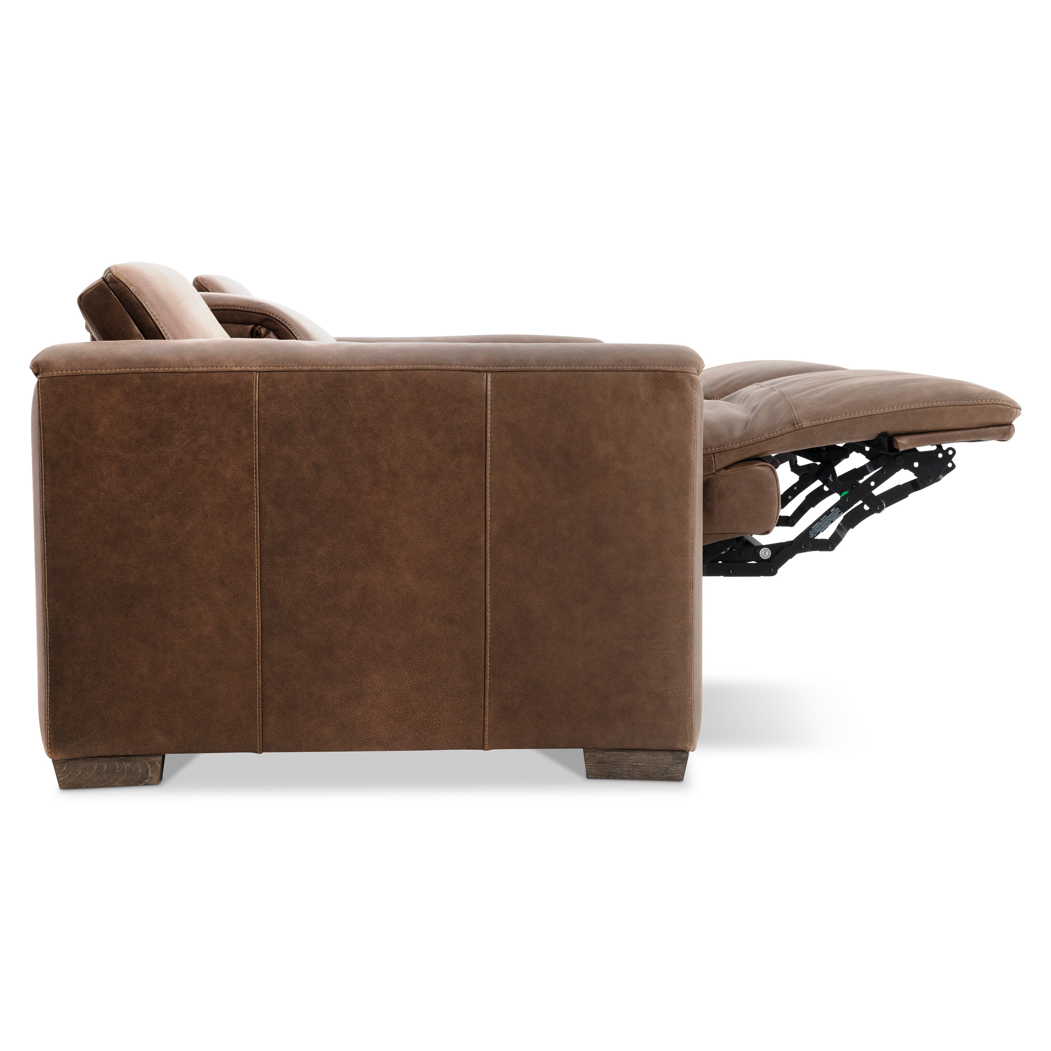 Billings Leather Power Motion Sofa by Bernhardt