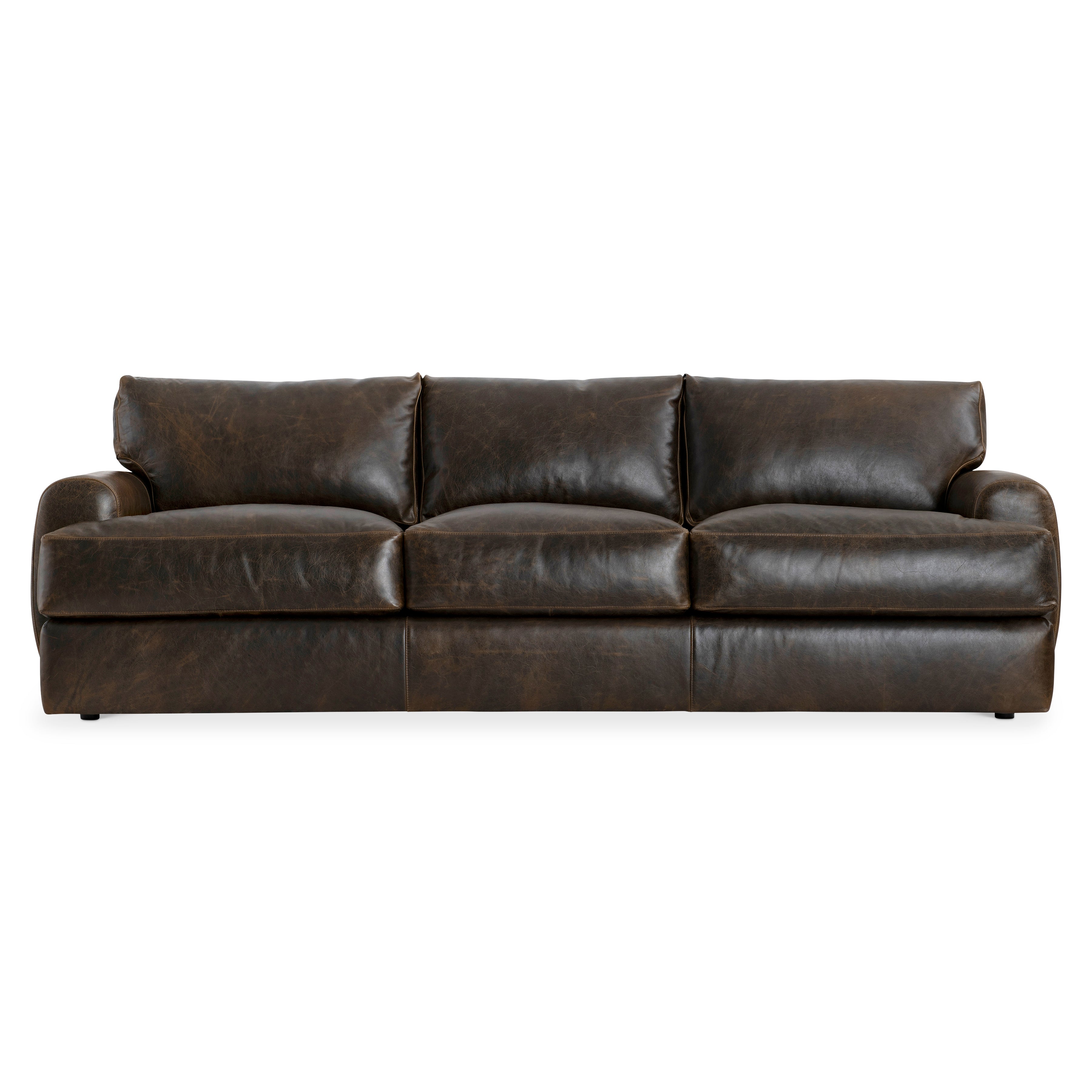 Cameron Leather Sofa by Bernhardt