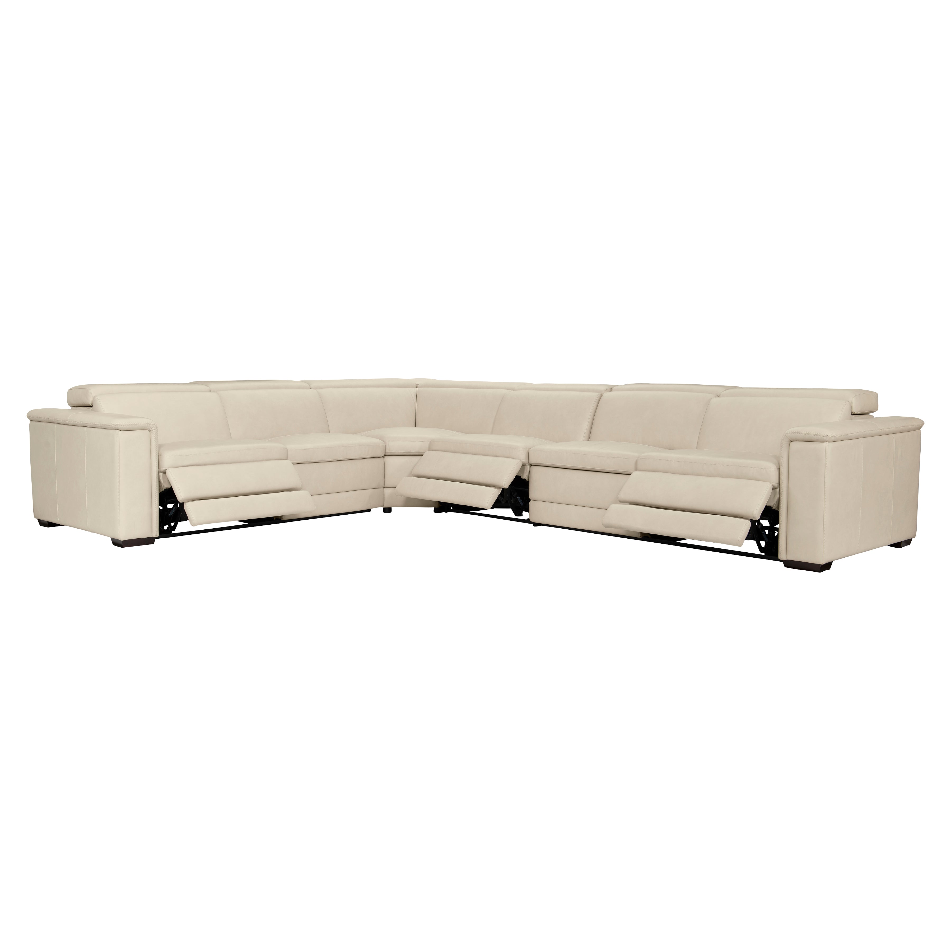 Lioni Leather Power Motion Sectional by Bernhardt