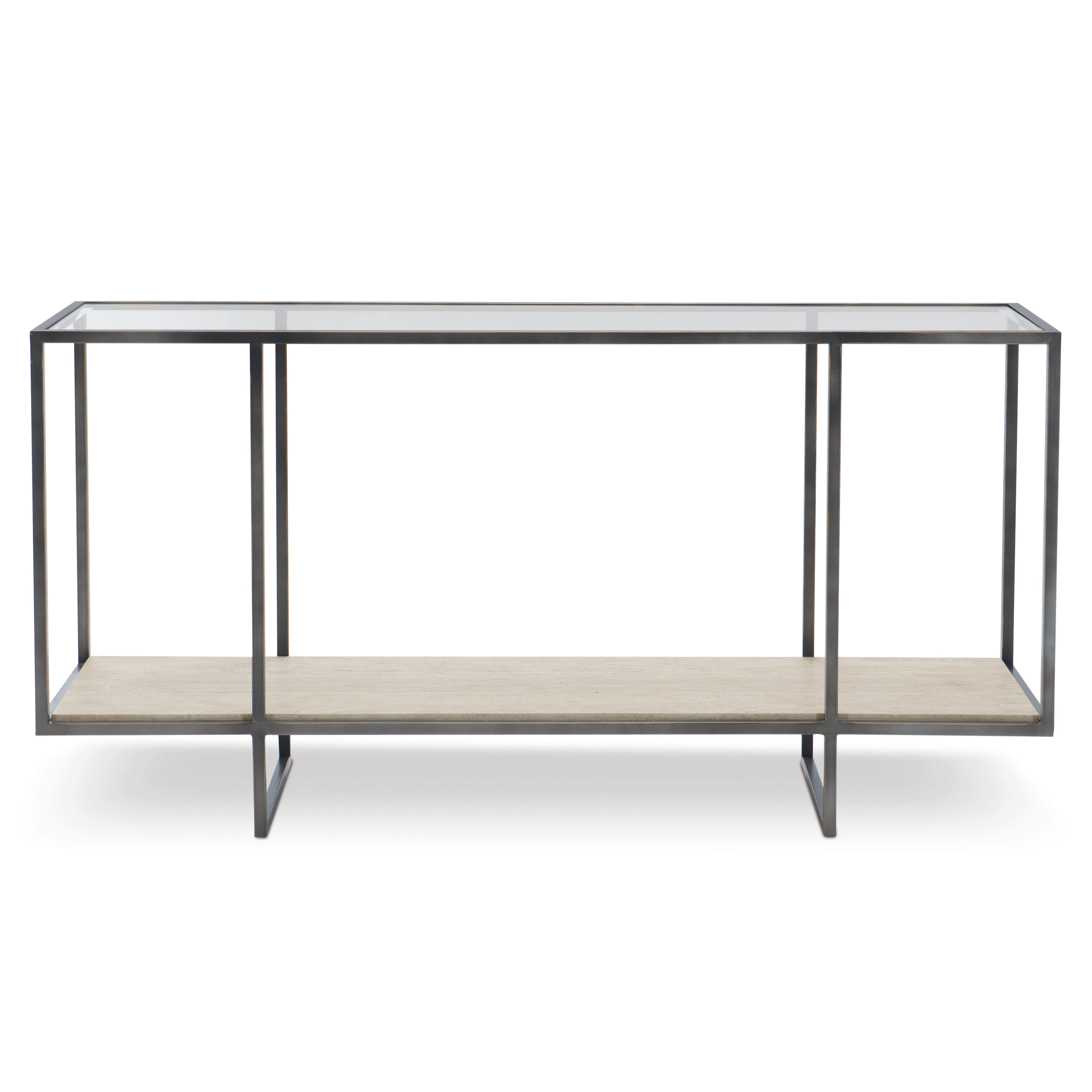 Harlow Metal Console Table by Bernhardt