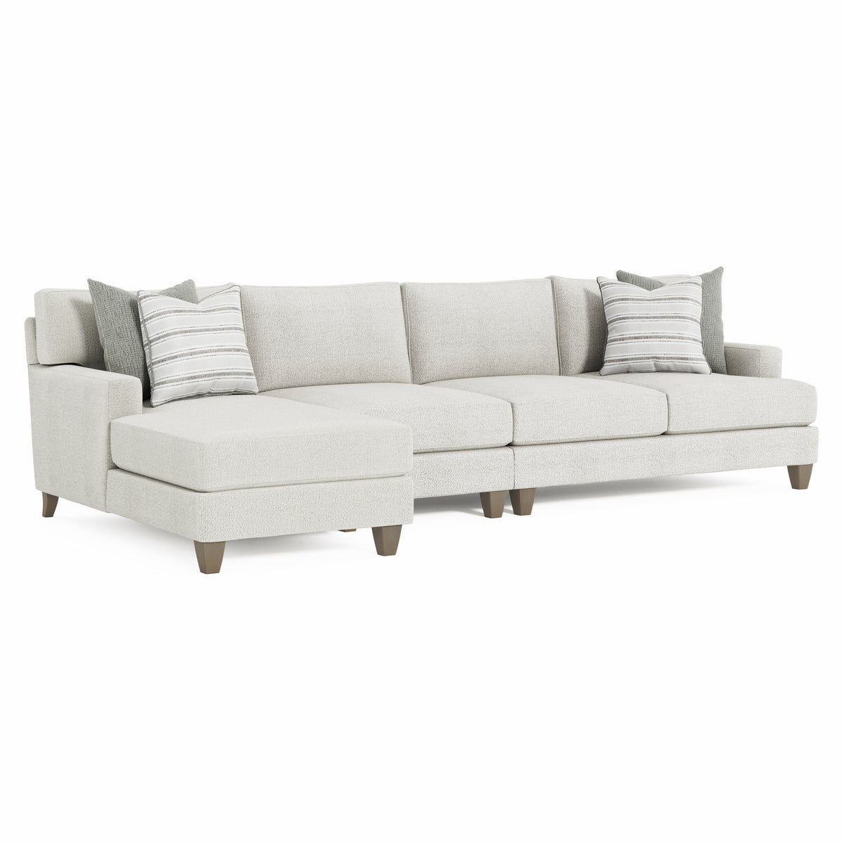 Mila 3-Piece Fabric Sectional by Bernhardt