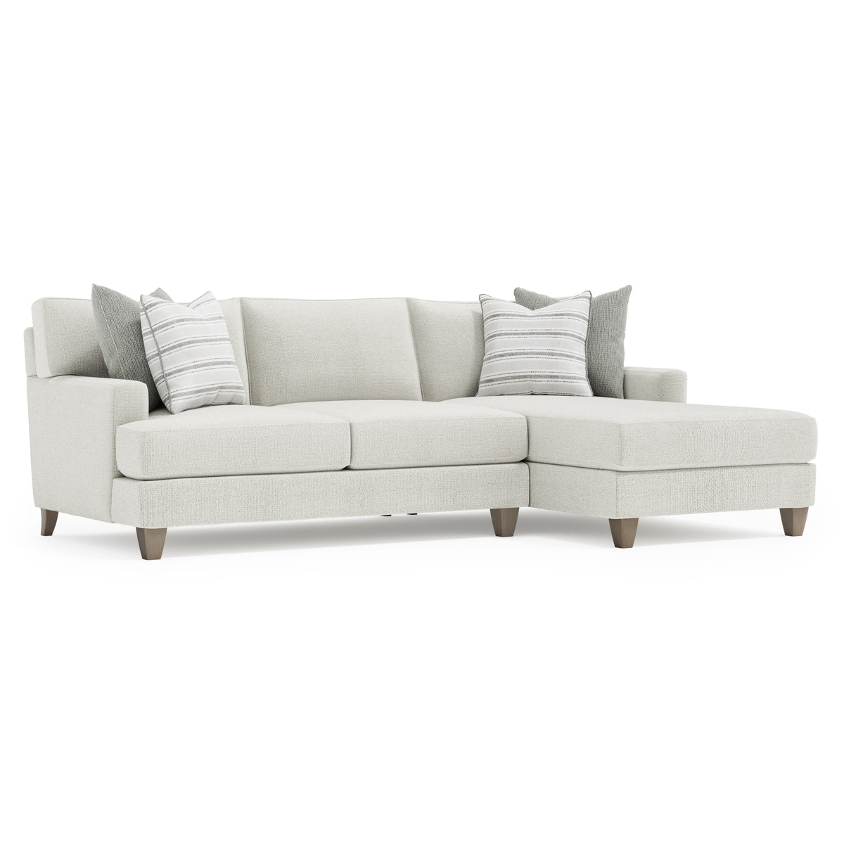 Mila 2-Piece Fabric Sectional by Bernhardt