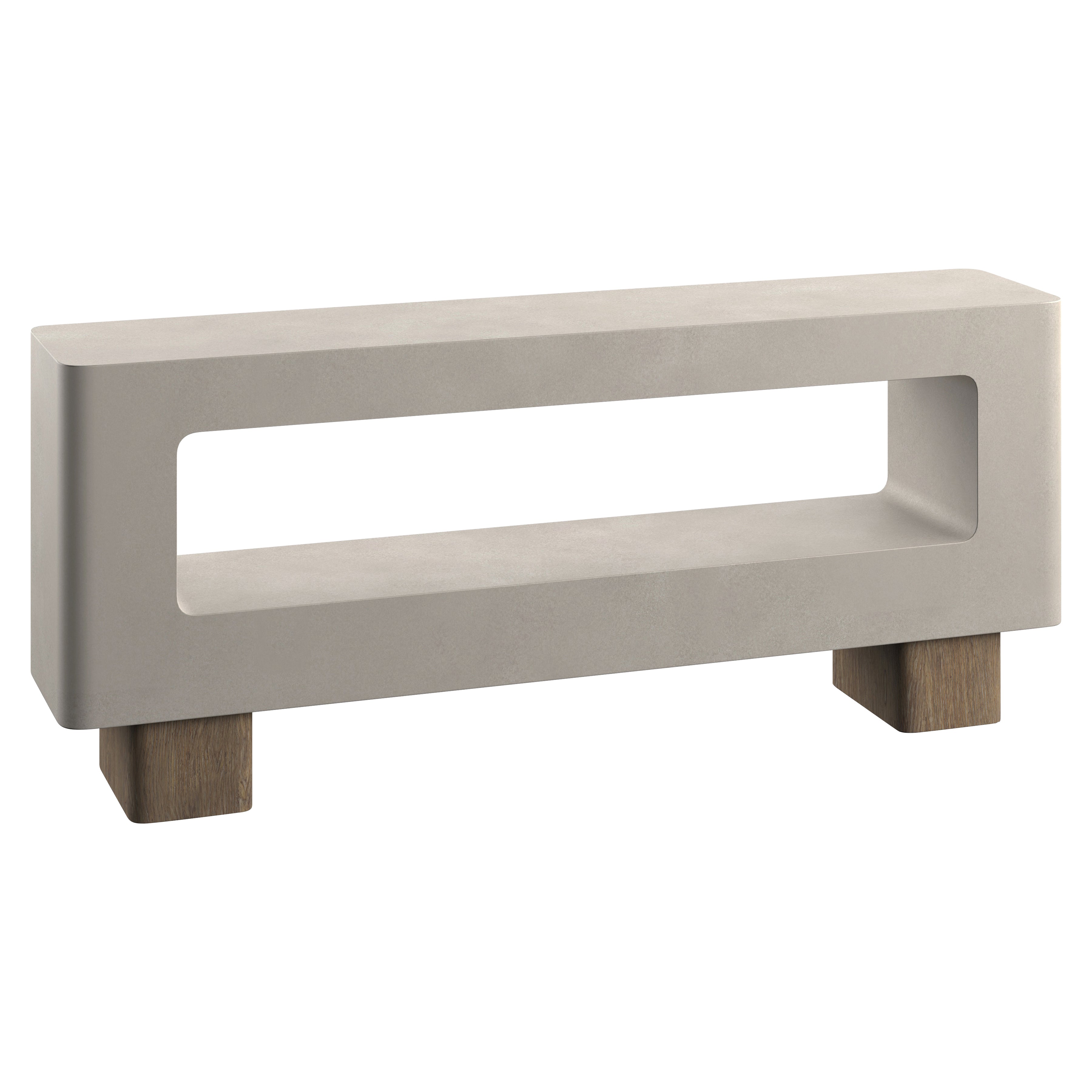 Casa Paros Concrete Console Table by Bernhardt