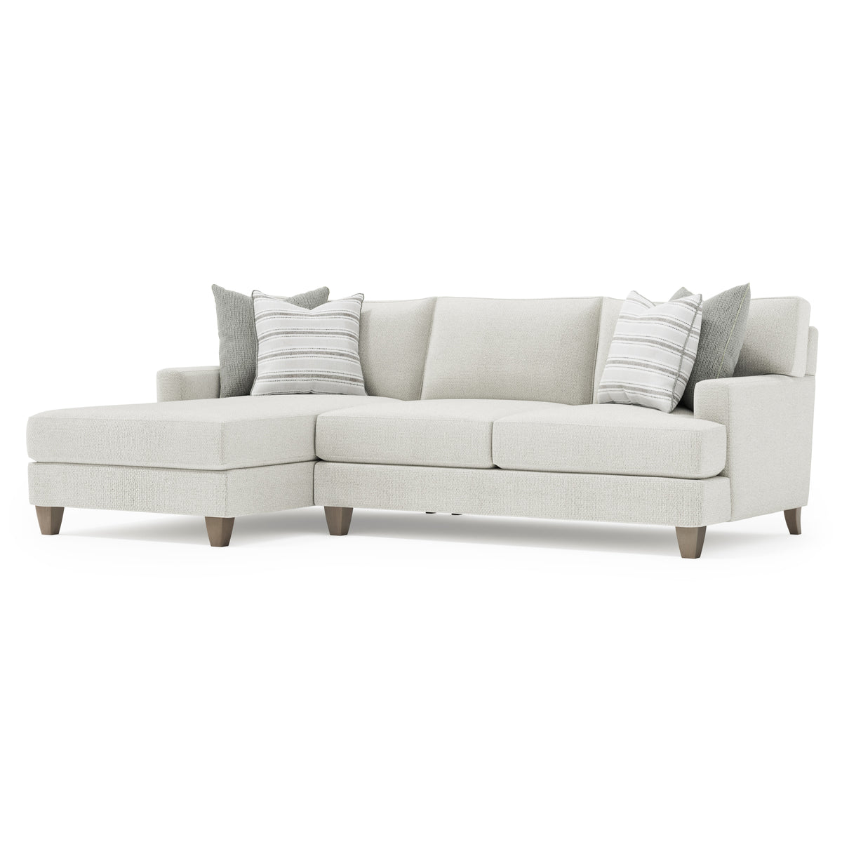 Mila 2-Piece Fabric Sectional by Bernhardt