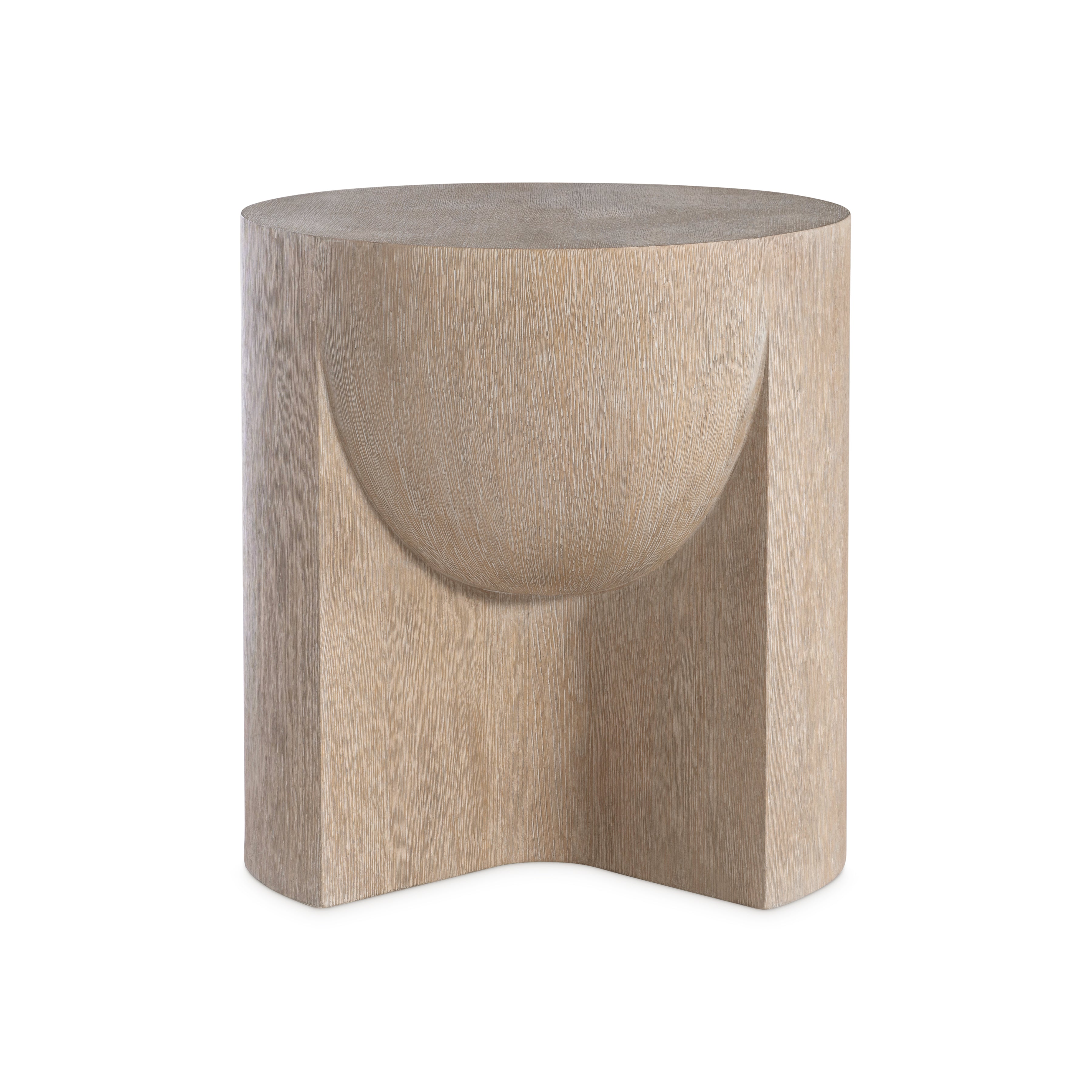 Loggia Round Side Table by Bernhardt