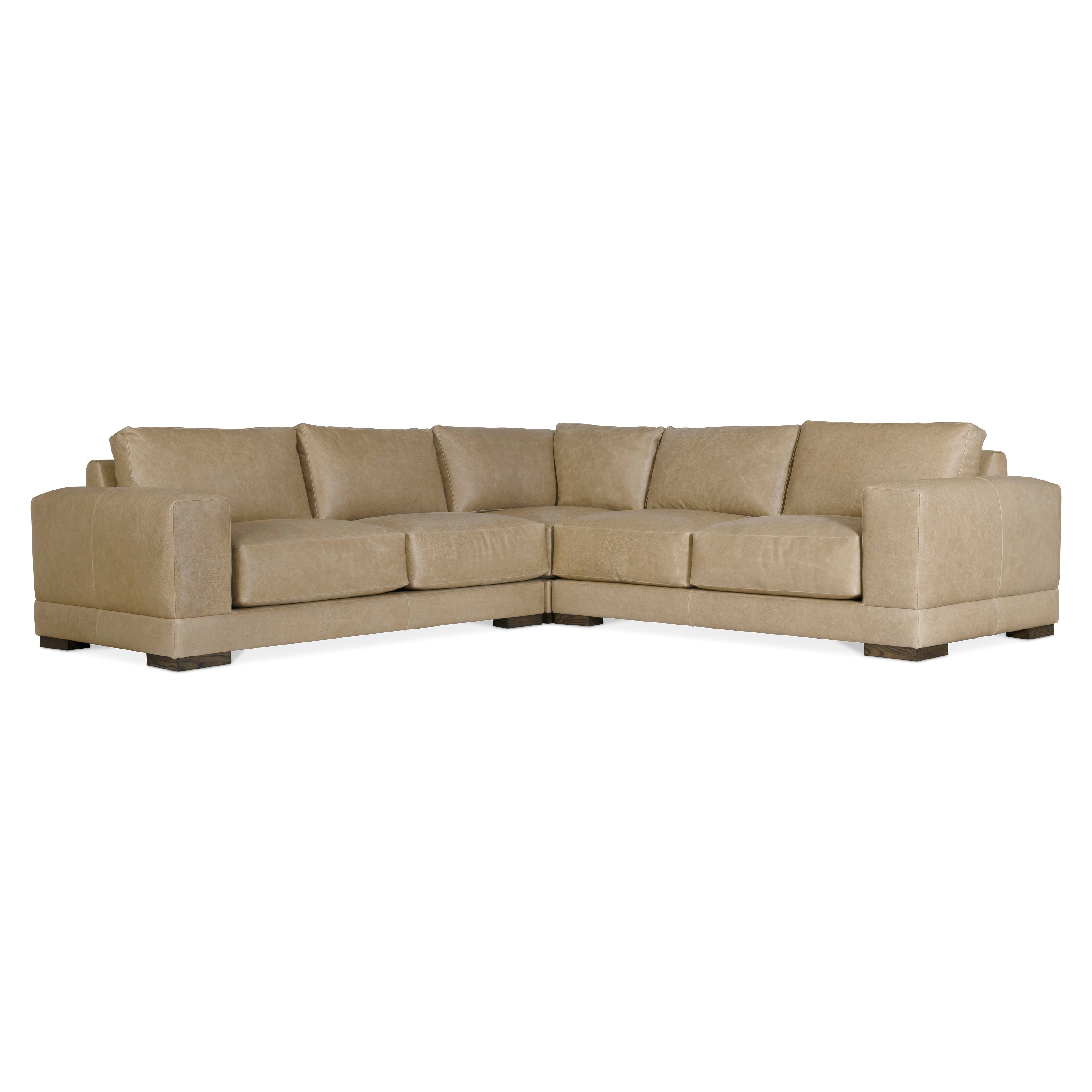 Lars Leather 3-Piece Sectional by Bernhardt