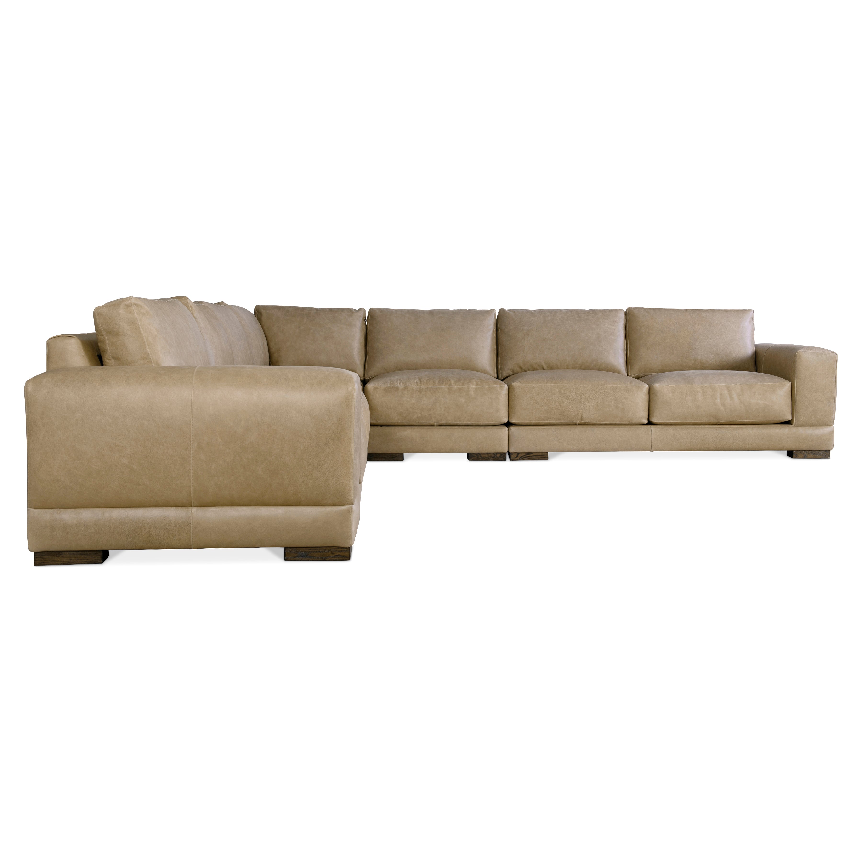 Lars Leather 5-Piece Sectional by Bernhardt