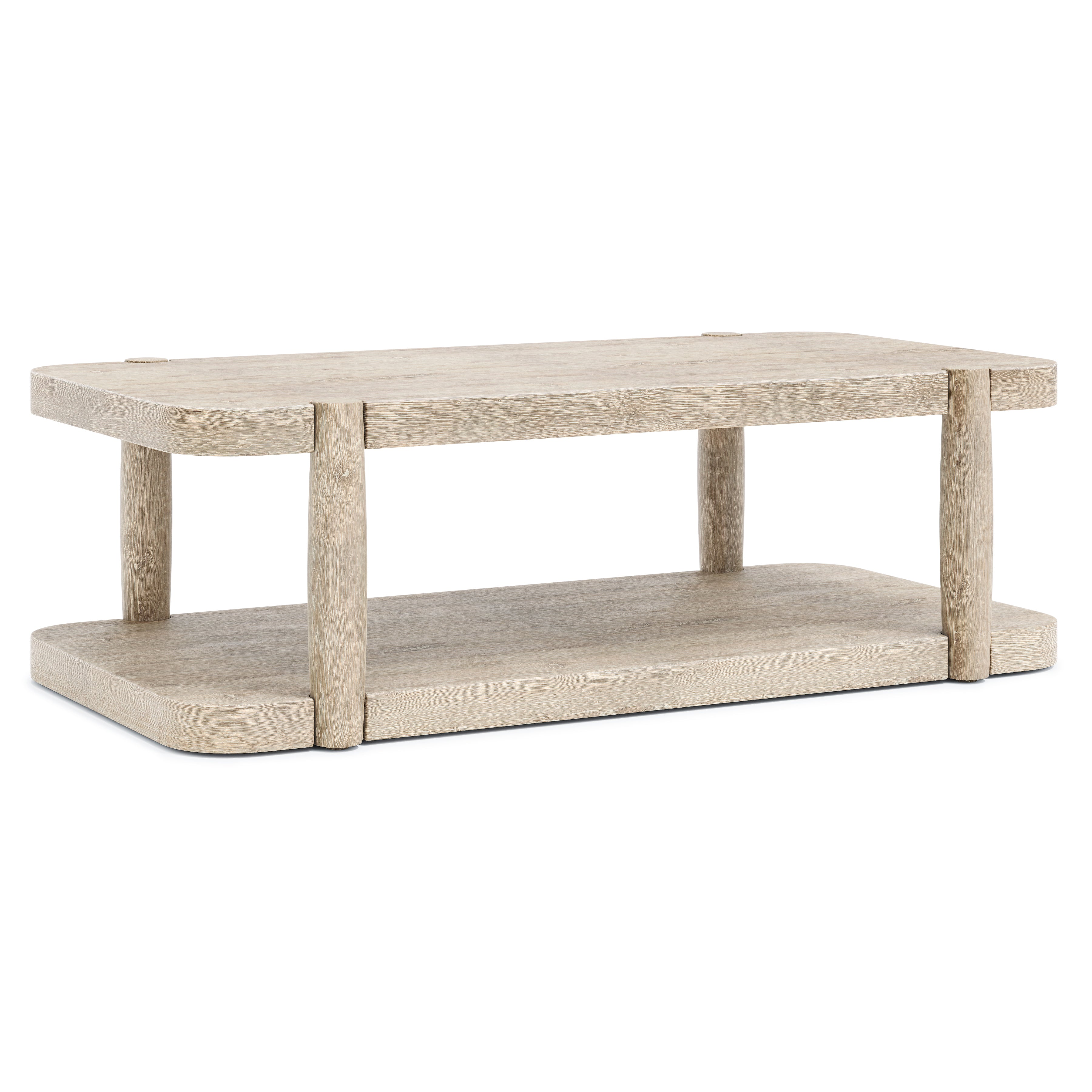 Antibes Rustic Oak Cocktail Table by Bernhardt