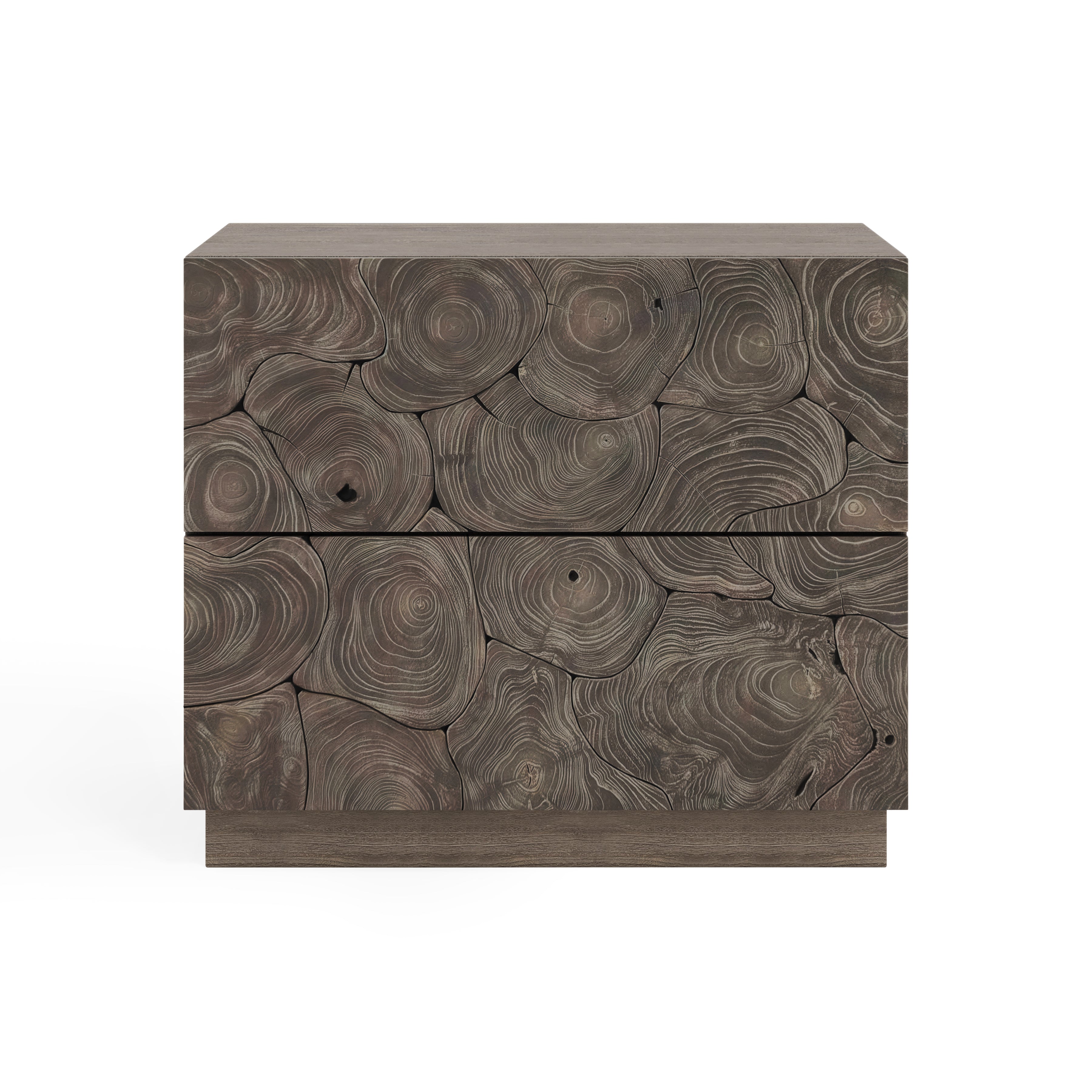 Calavaras Smoked Truffle Nightstand by Bernhardt