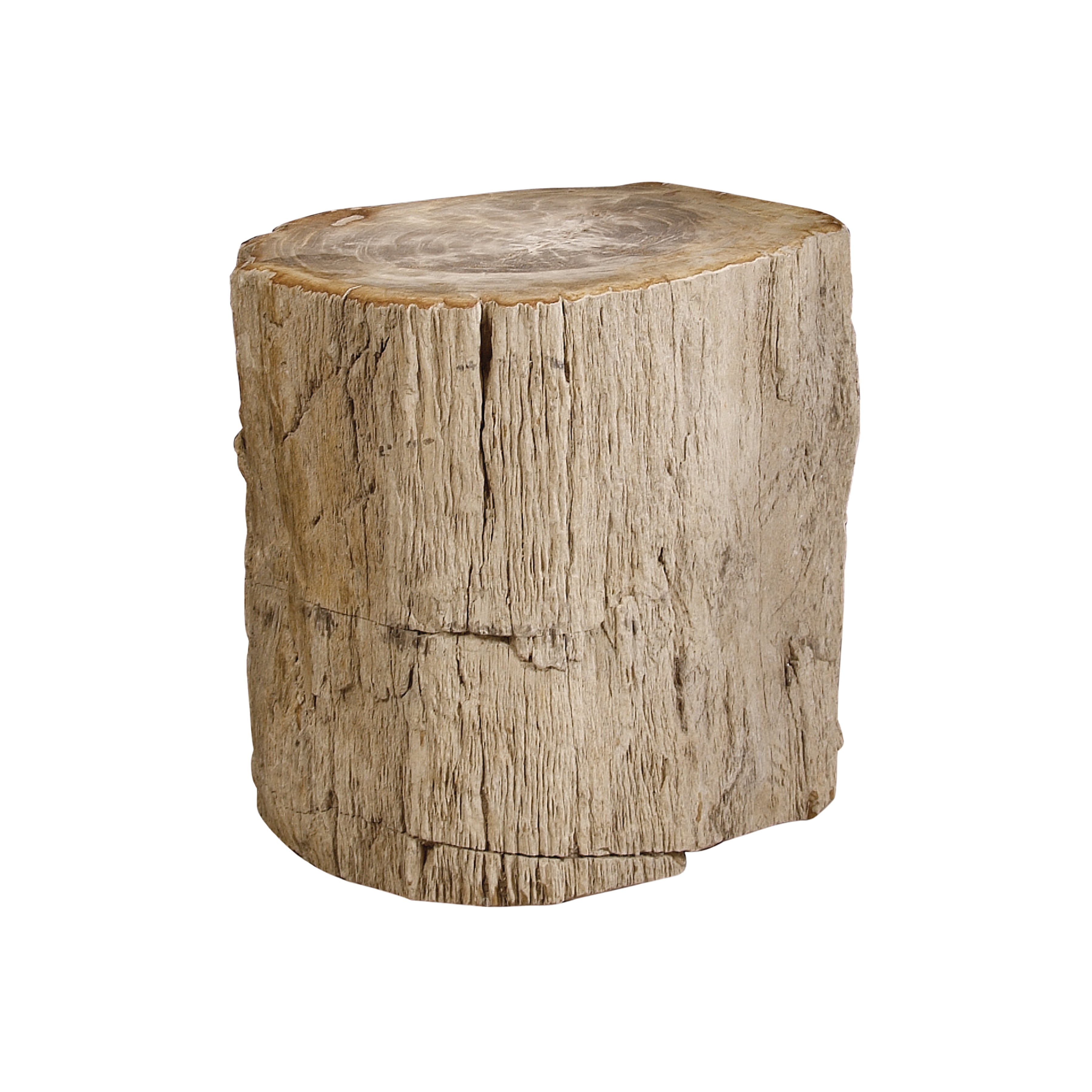 Petrified Wood Side Table by Bernhardt