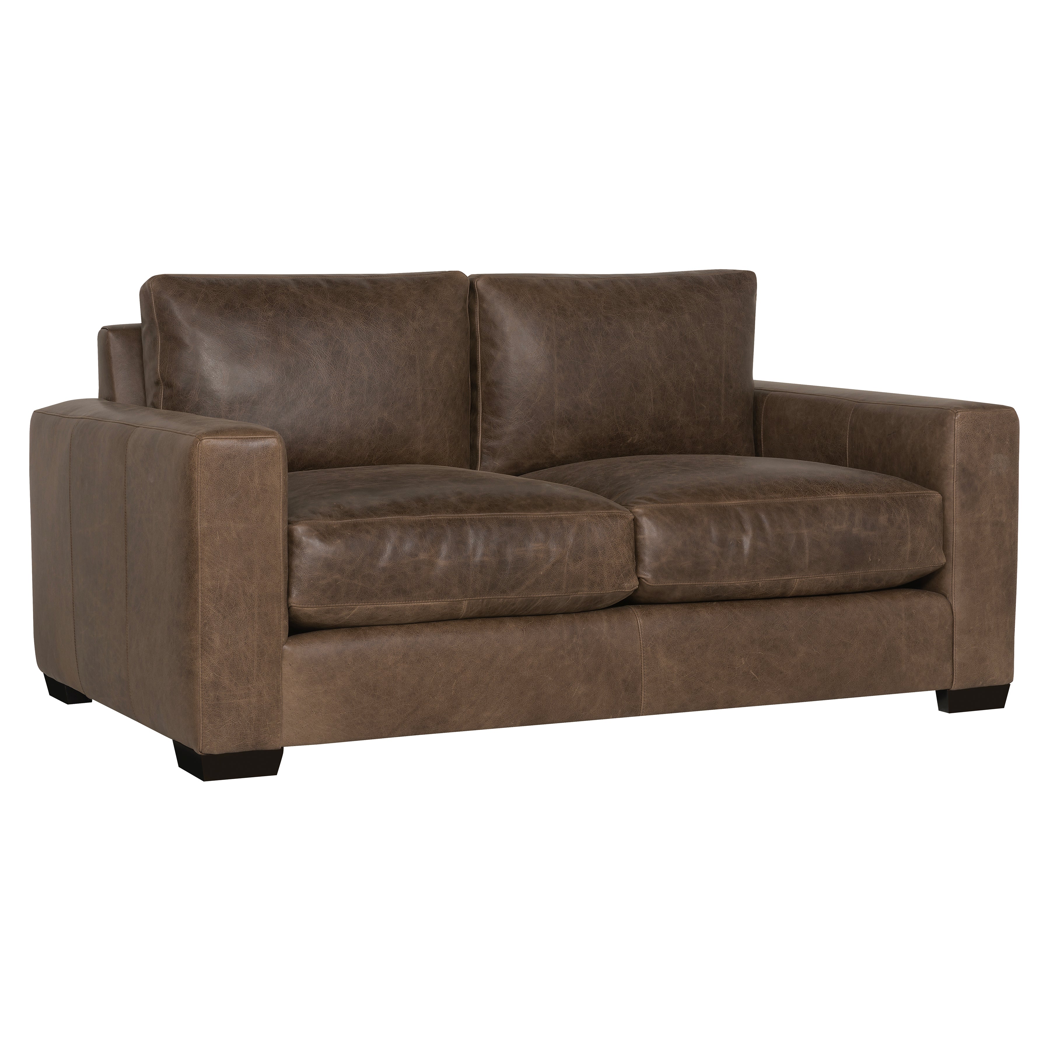 Dawkins Leather Loveseat by Bernhardt