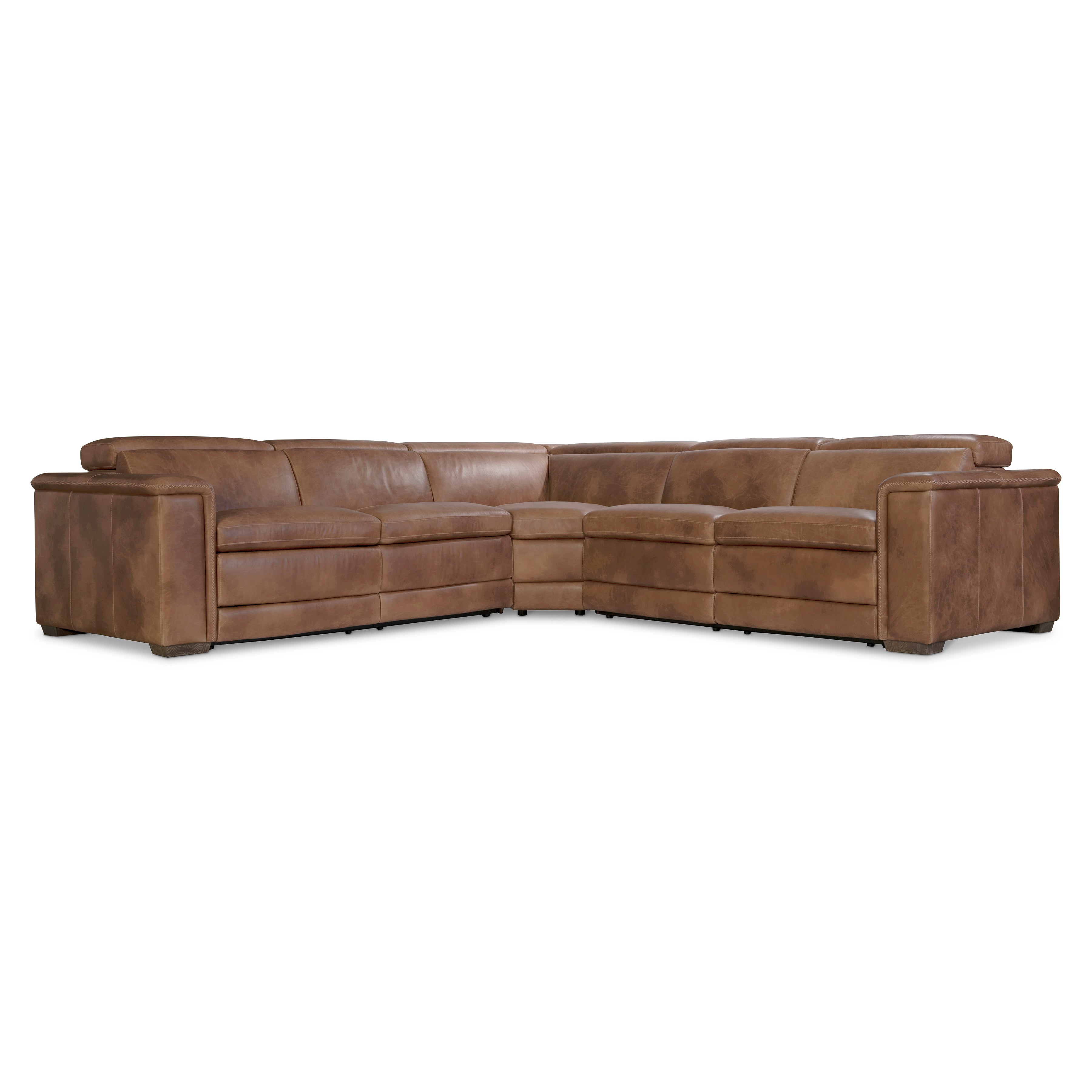 Lioni Leather 3-Piece Power Motion Sectional by Bernhardt