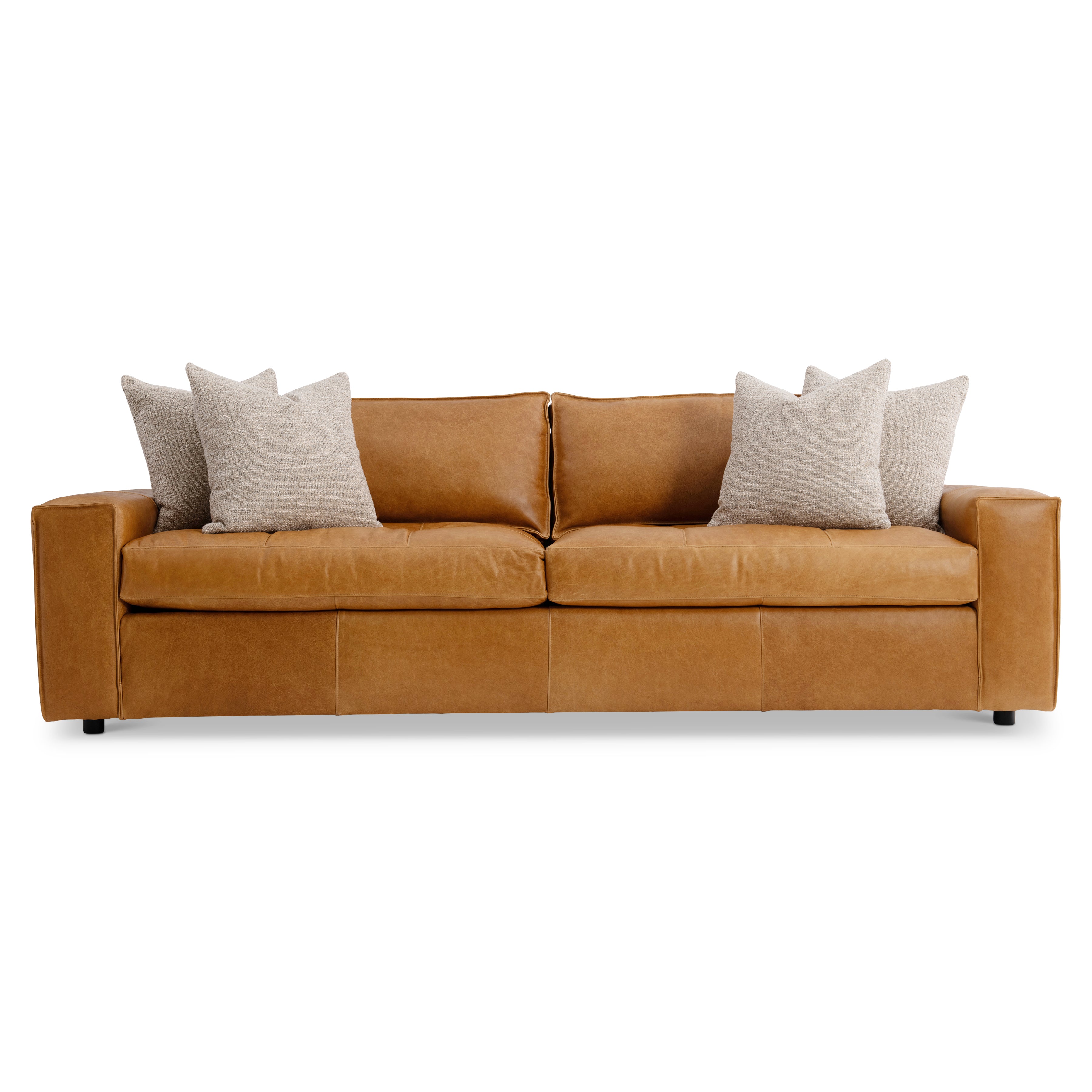 Nest Leather Sofa by Bernhardt