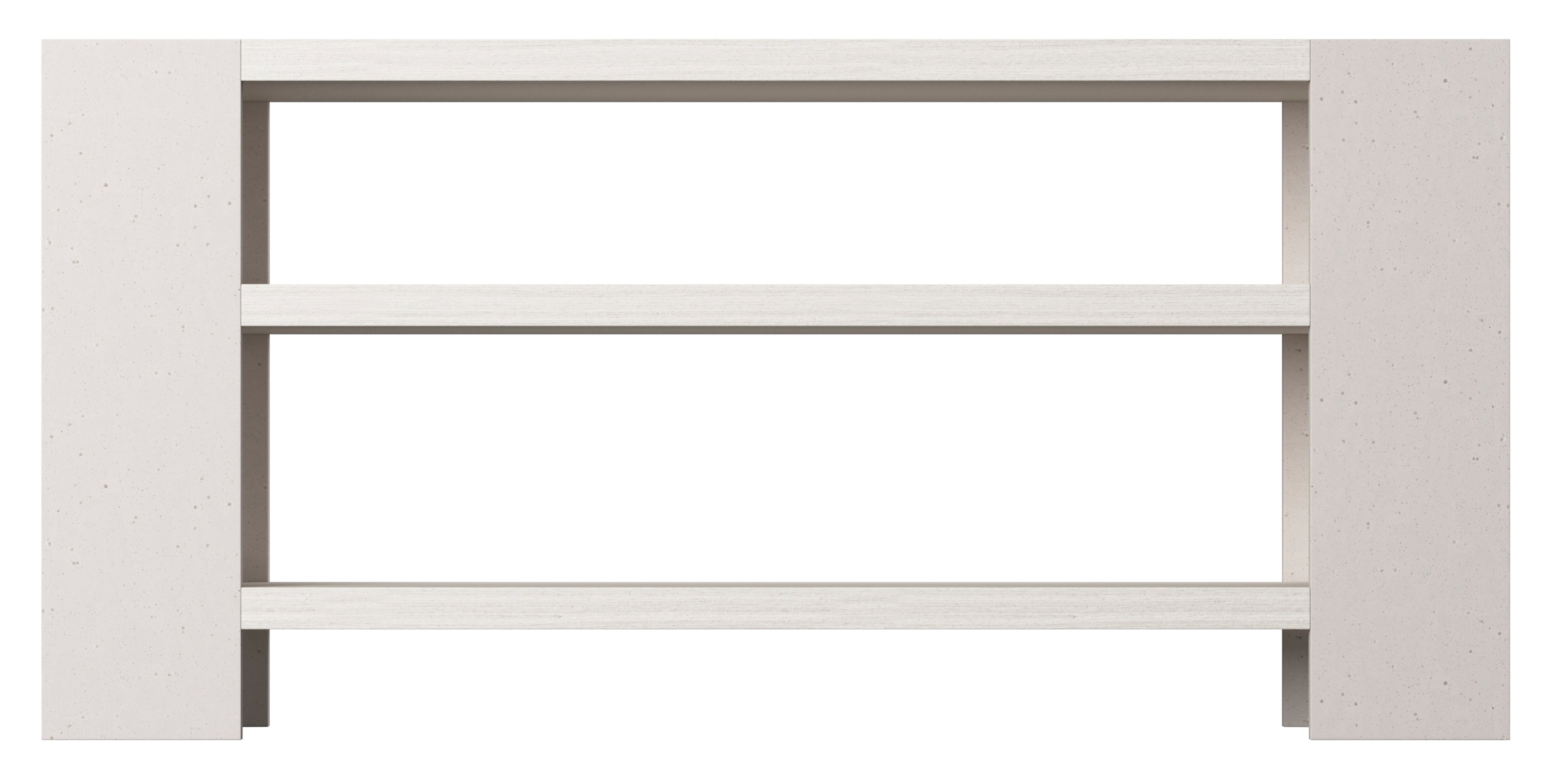 Stratum Console Table with Shelves by Bernhardt