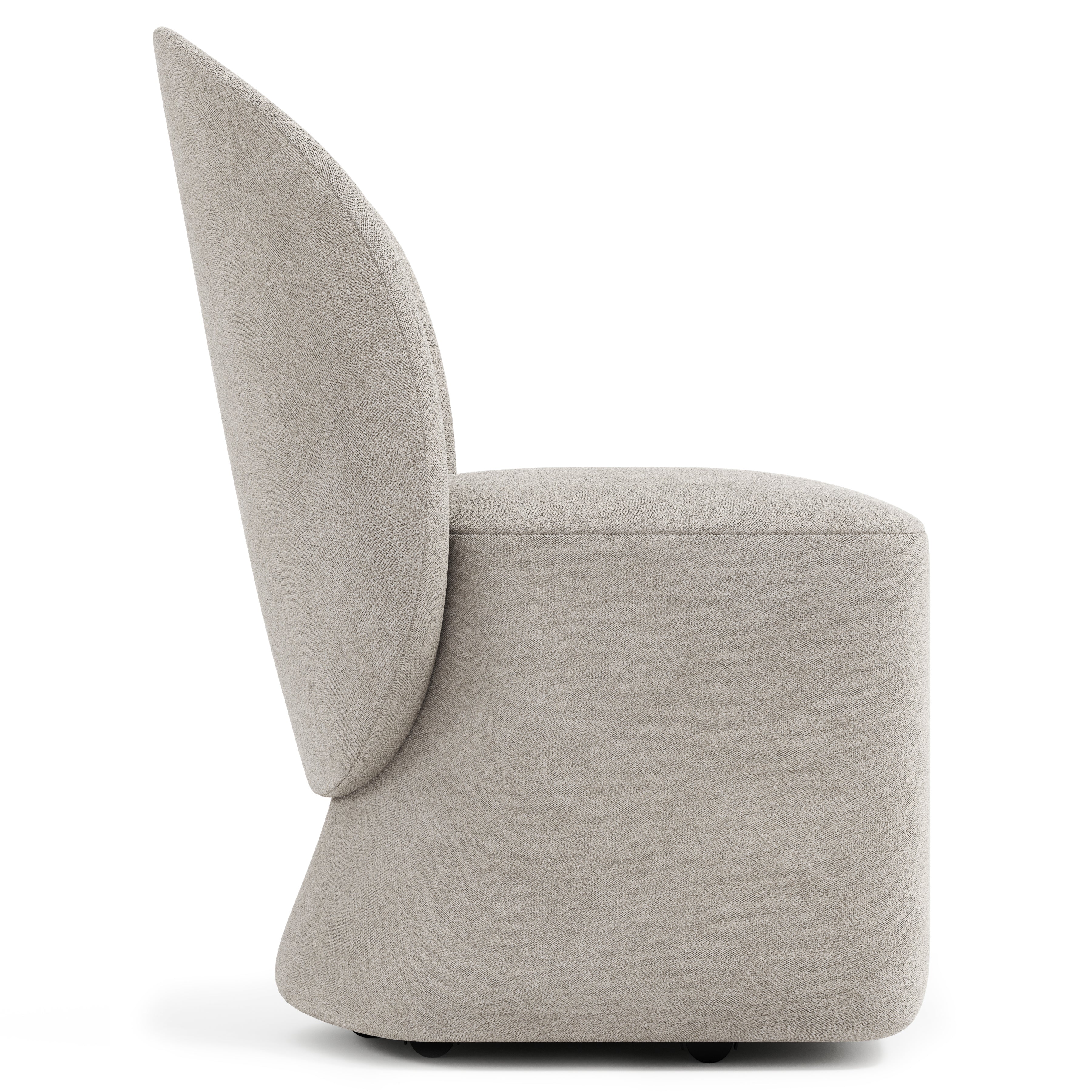 Monolith Upholstered Side Chair by Bernhardt