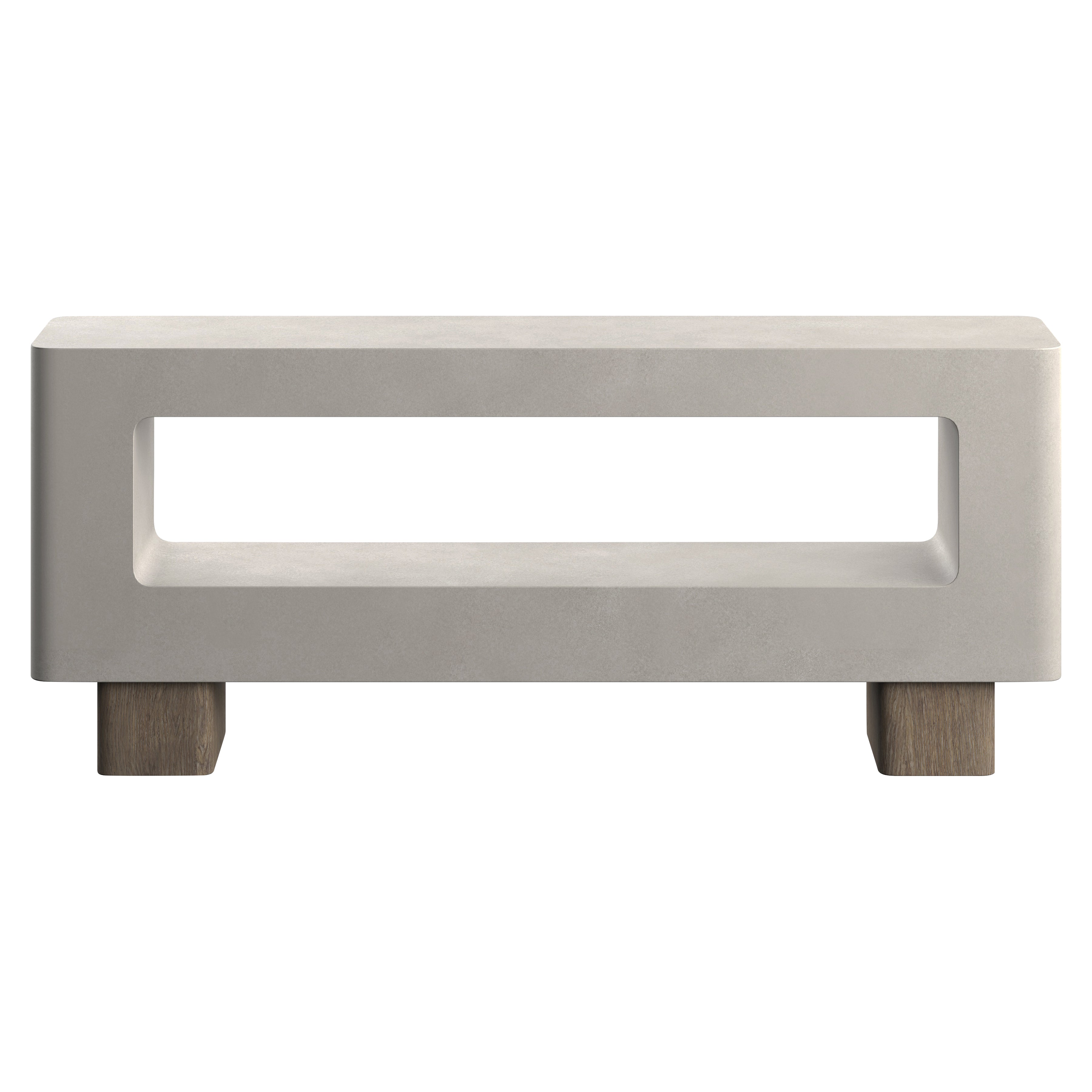 Casa Paros Concrete Console Table by Bernhardt