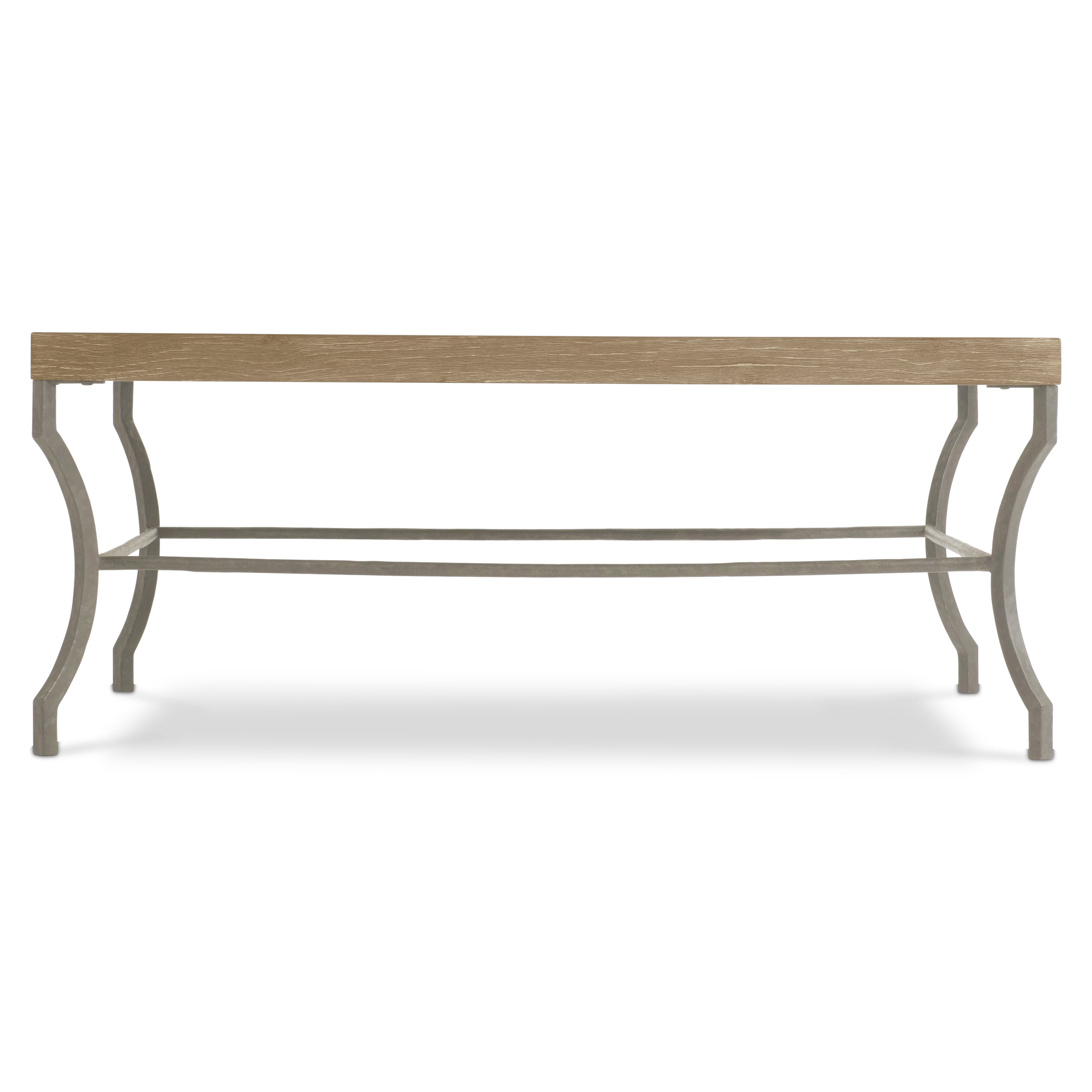 Tribeca Cocktail Table with Metal Legs by Bernhardt