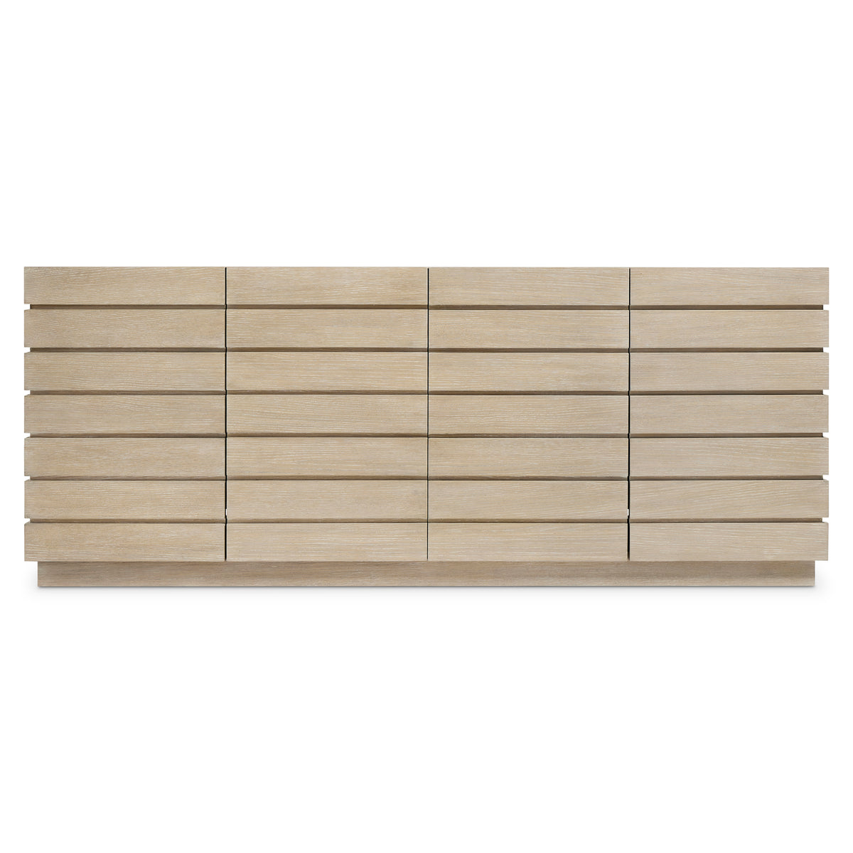 Asana Slatted Entertainment Credenza by Bernhardt