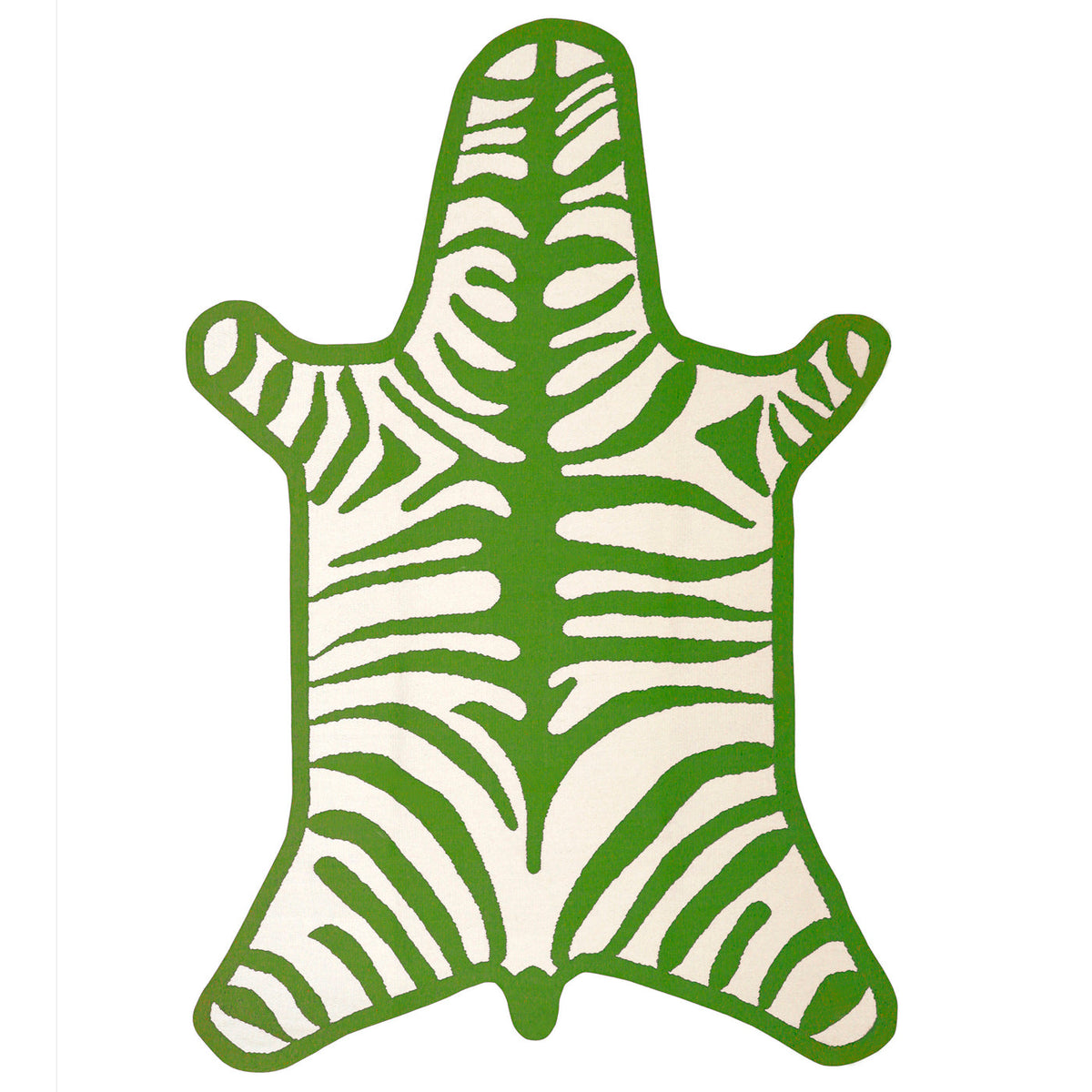 Zebra Flatweave 5' X 7' Rug