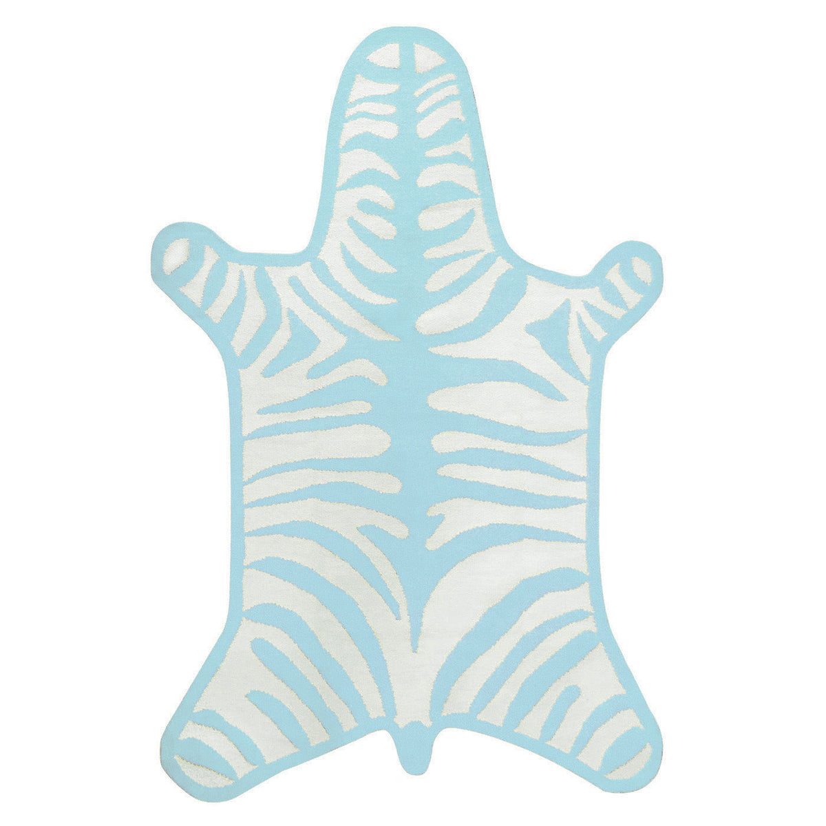 Zebra Flatweave 5' X 7' Rug