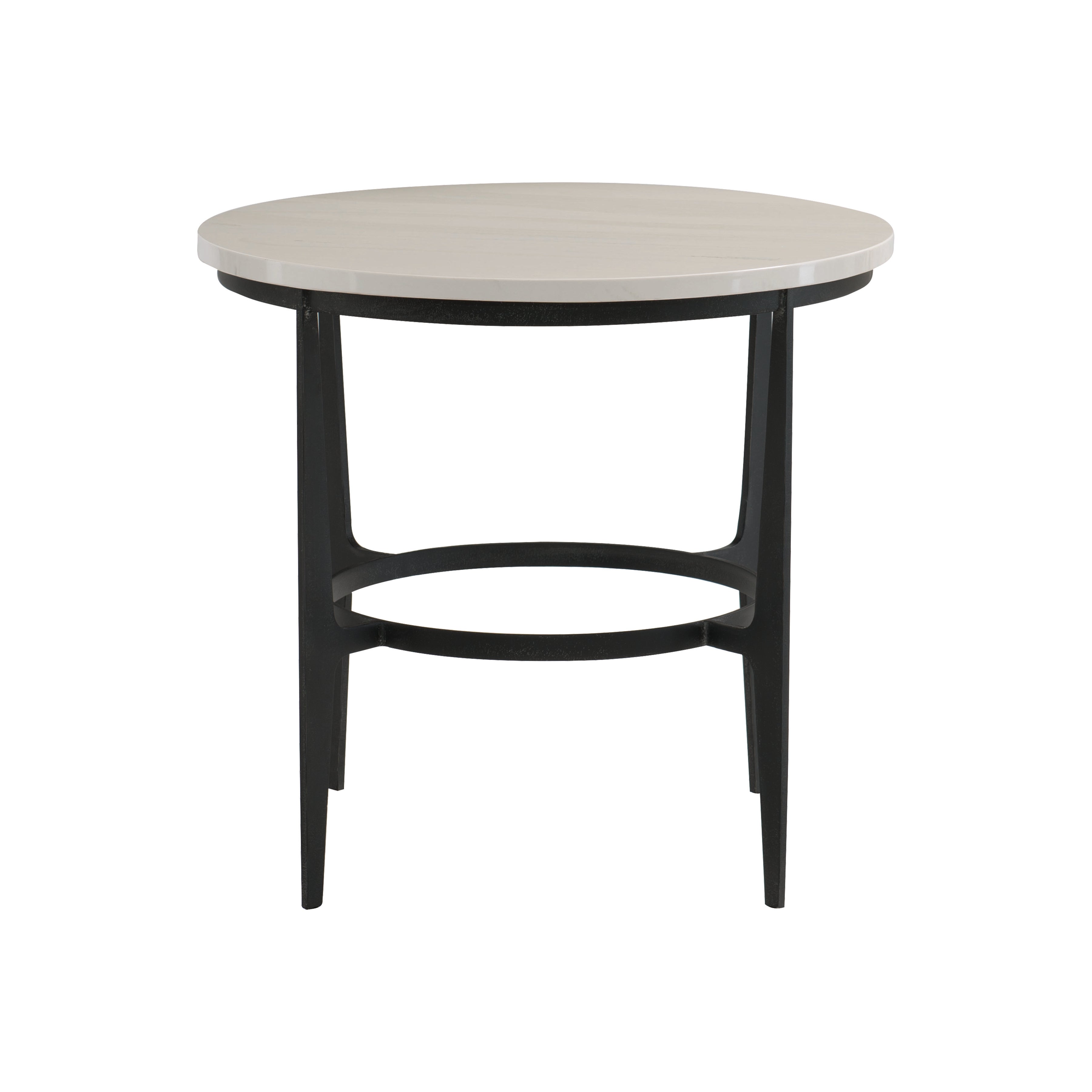 Avondale Round Metal End Table by Bernhardt