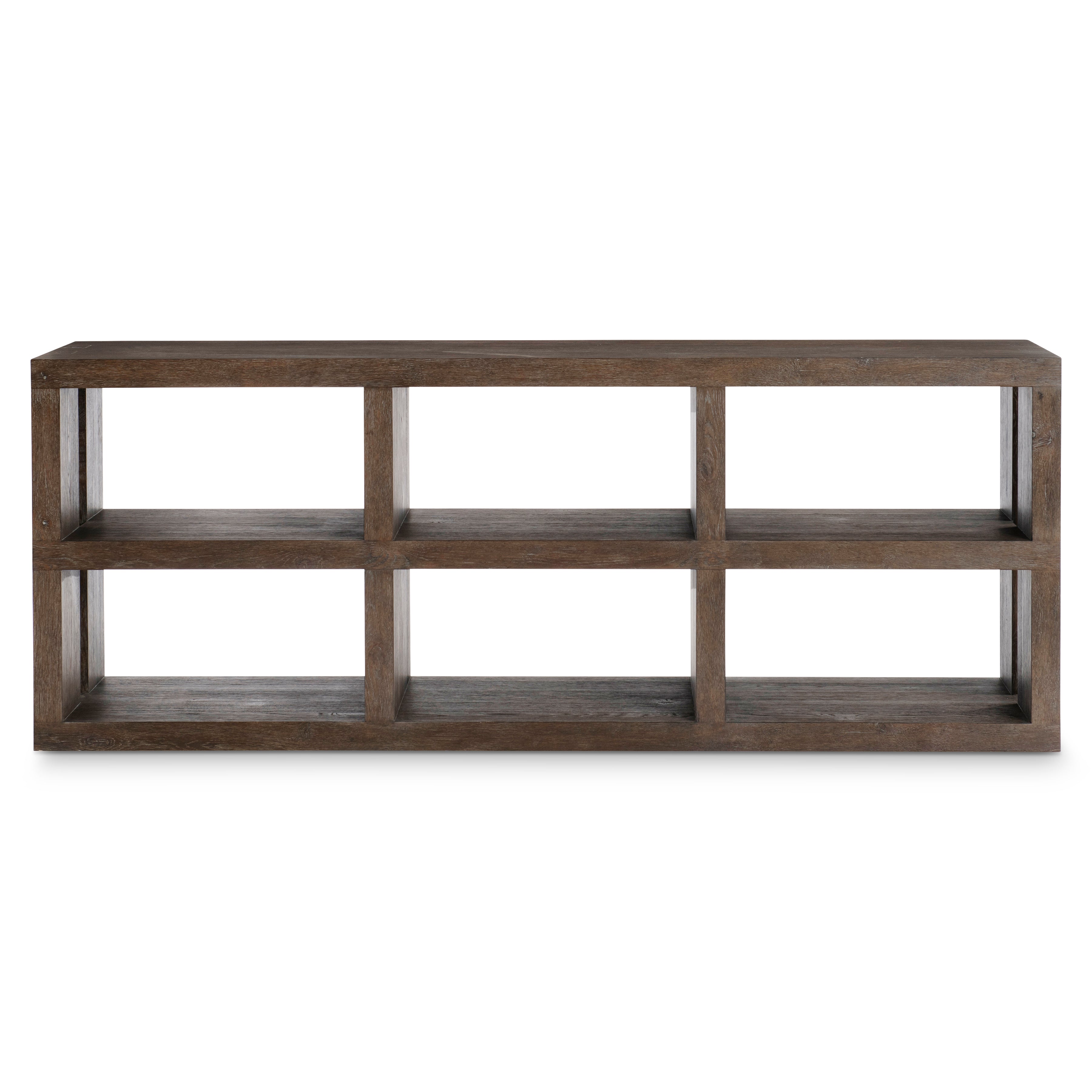 Outline Console Table with Shelves by Bernhardt