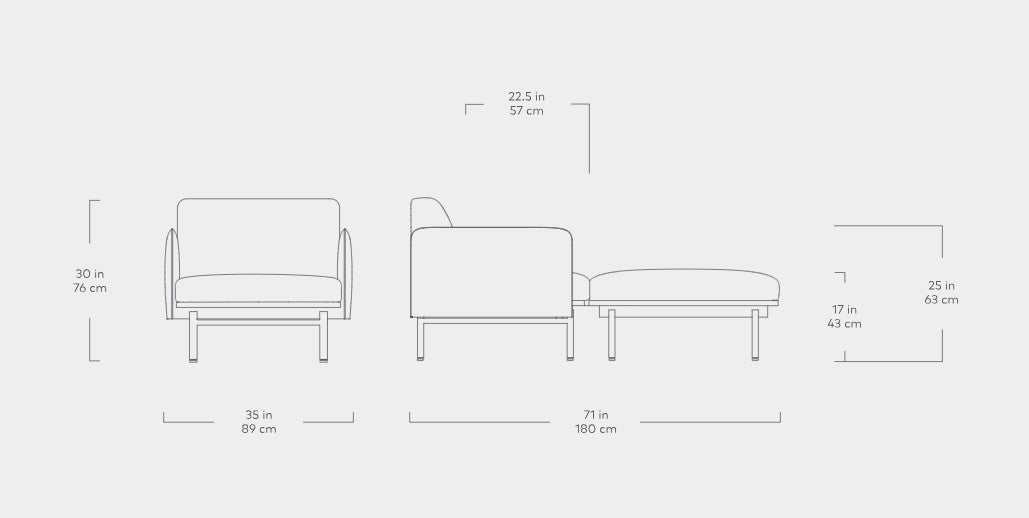 Foundry Chaise Chaise Gus*     Four Hands, Mid Century Modern Furniture, Old Bones Furniture Company, Old Bones Co, Modern Mid Century, Designer Furniture, https://www.oldbonesco.com/