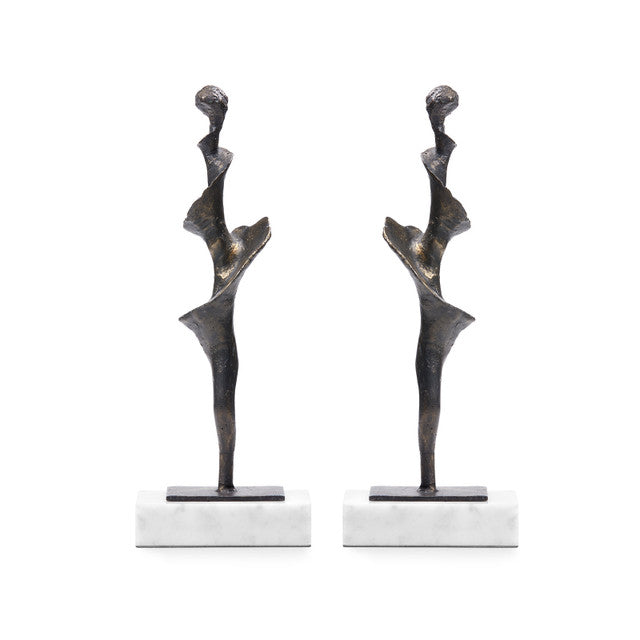 Spiral Statue - Set of 2