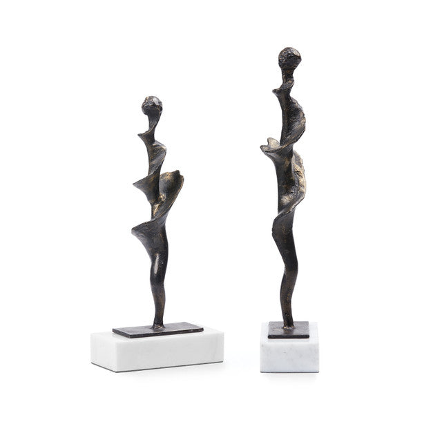 Spiral Statue - Set of 2