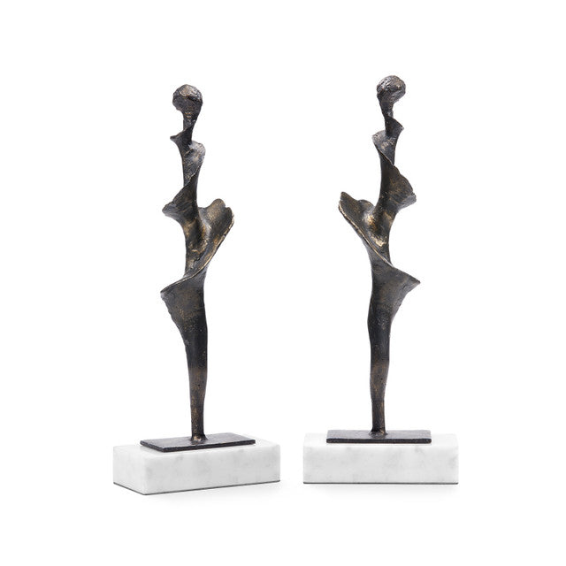 Spiral Statue - Set of 2